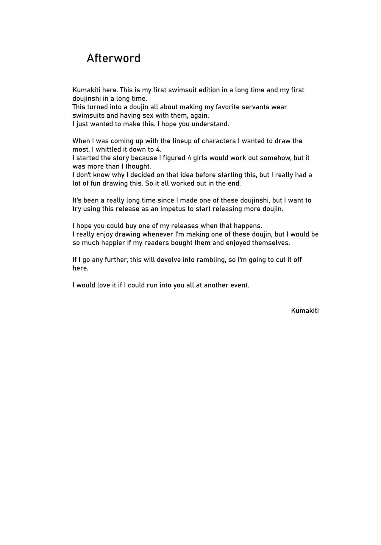 Servants With The Swimsuit Trait 2 page 29