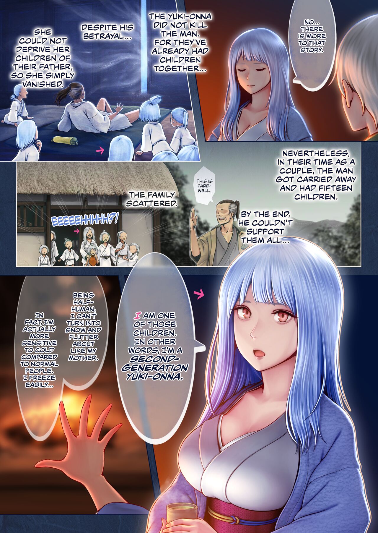 Setsu, the Yuki-onna of the Night ~Warm Her Up Lest She Freeze~ page 8