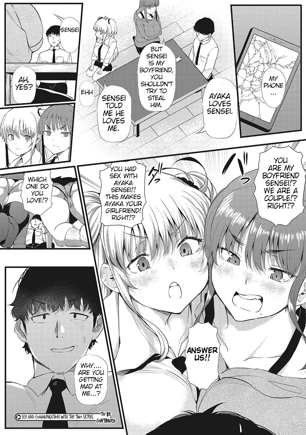 Sex And Communication With The Two Sisters "Sexmunication" page 20