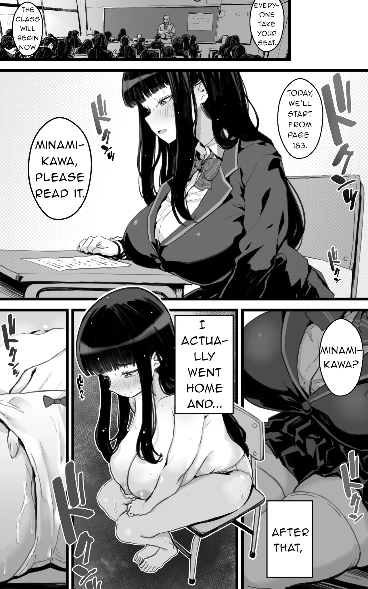 Sex Diary of a Busty JK ~Sensei's Cock Feels Better Than My Boyfriend's After All~ page 5