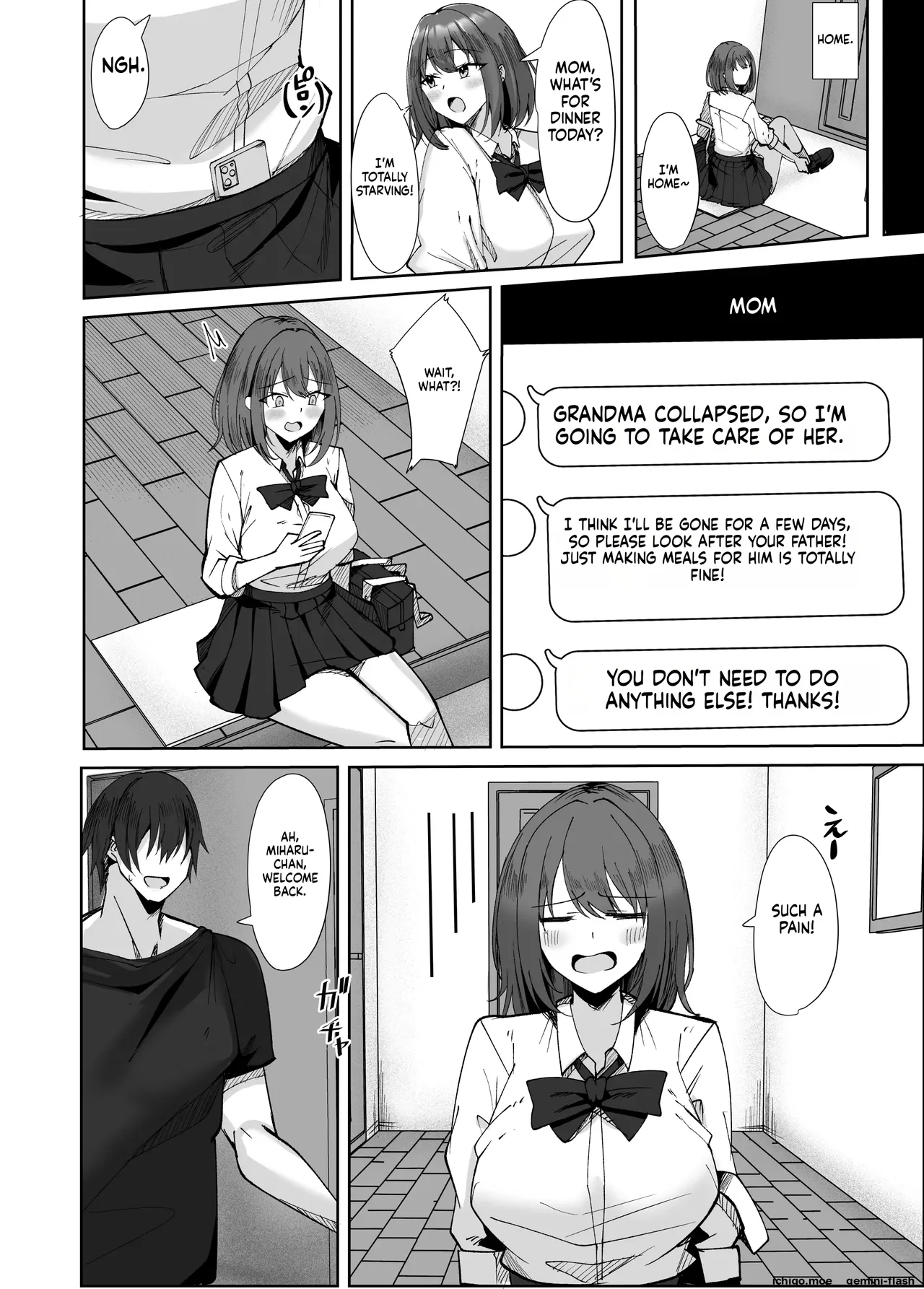 Sex Life with My Hated Stepfather: Nobody Told Me His Dick Was Bigger Than My Boyfriend's! page 15