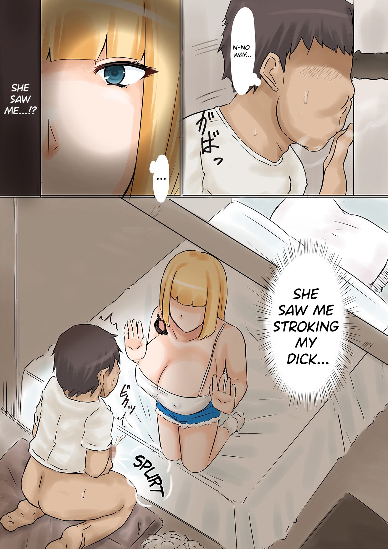 Sex With a Married Gyaru Through a Hole in The Wall. page 7