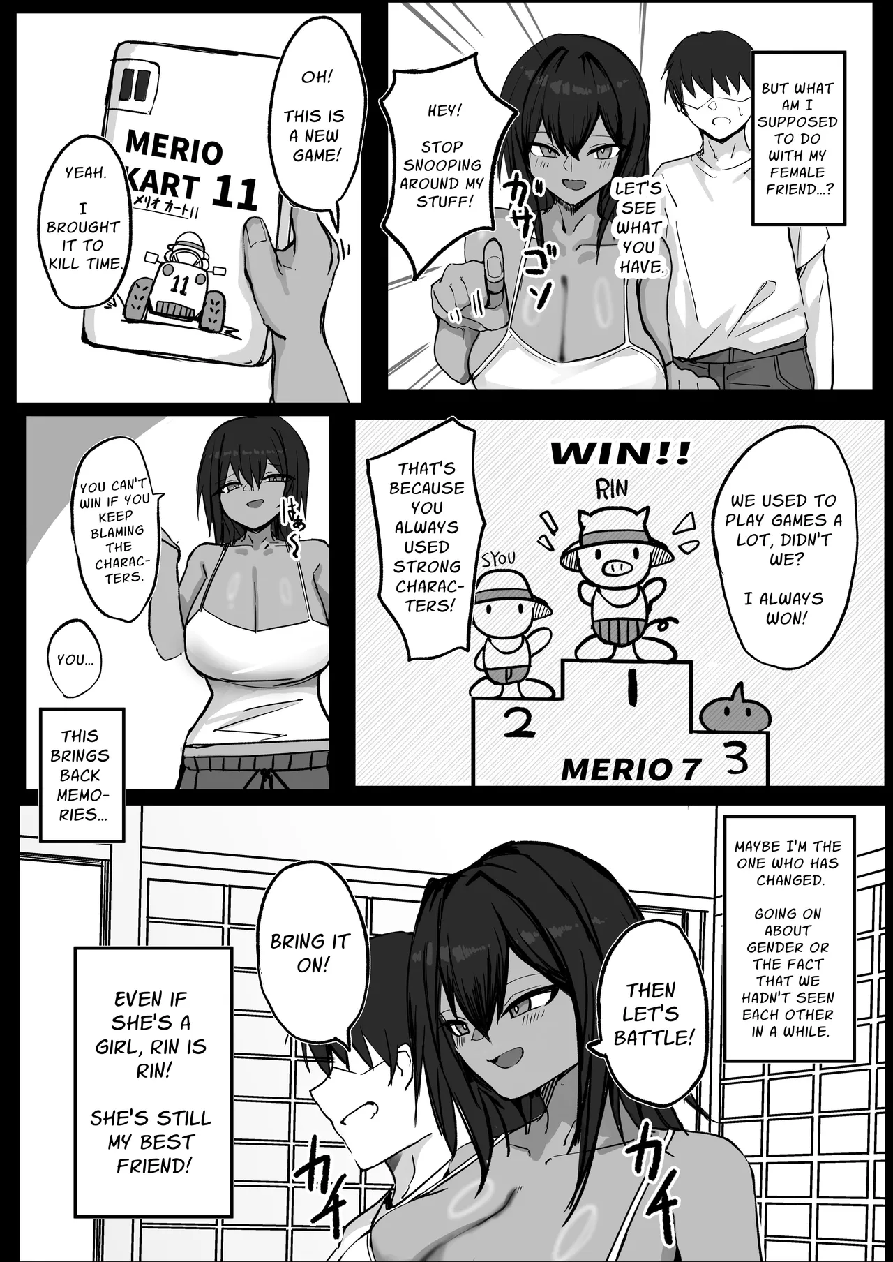 Sex With My Tanned Busty Friend Who I Used To Think Was A Guy page 7