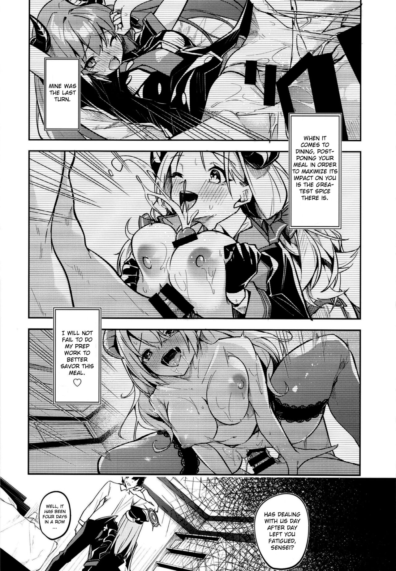 Sexual Gourmet Research: Dyeing Kurodate White page 6