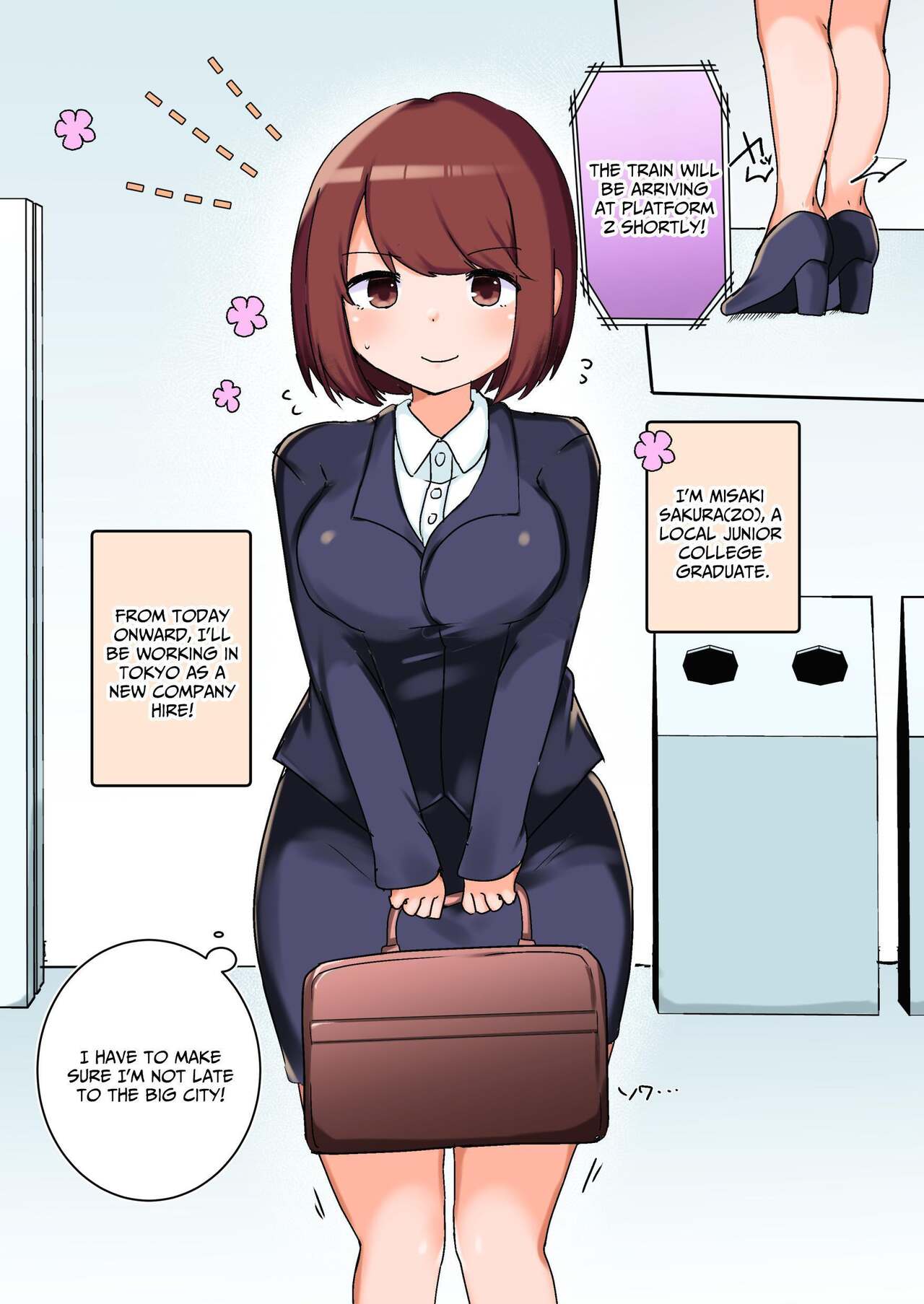 Sexual Harassment OK! Women-only Groping Carriage ~Rookie OL's Lesbian Corruption~ page 1