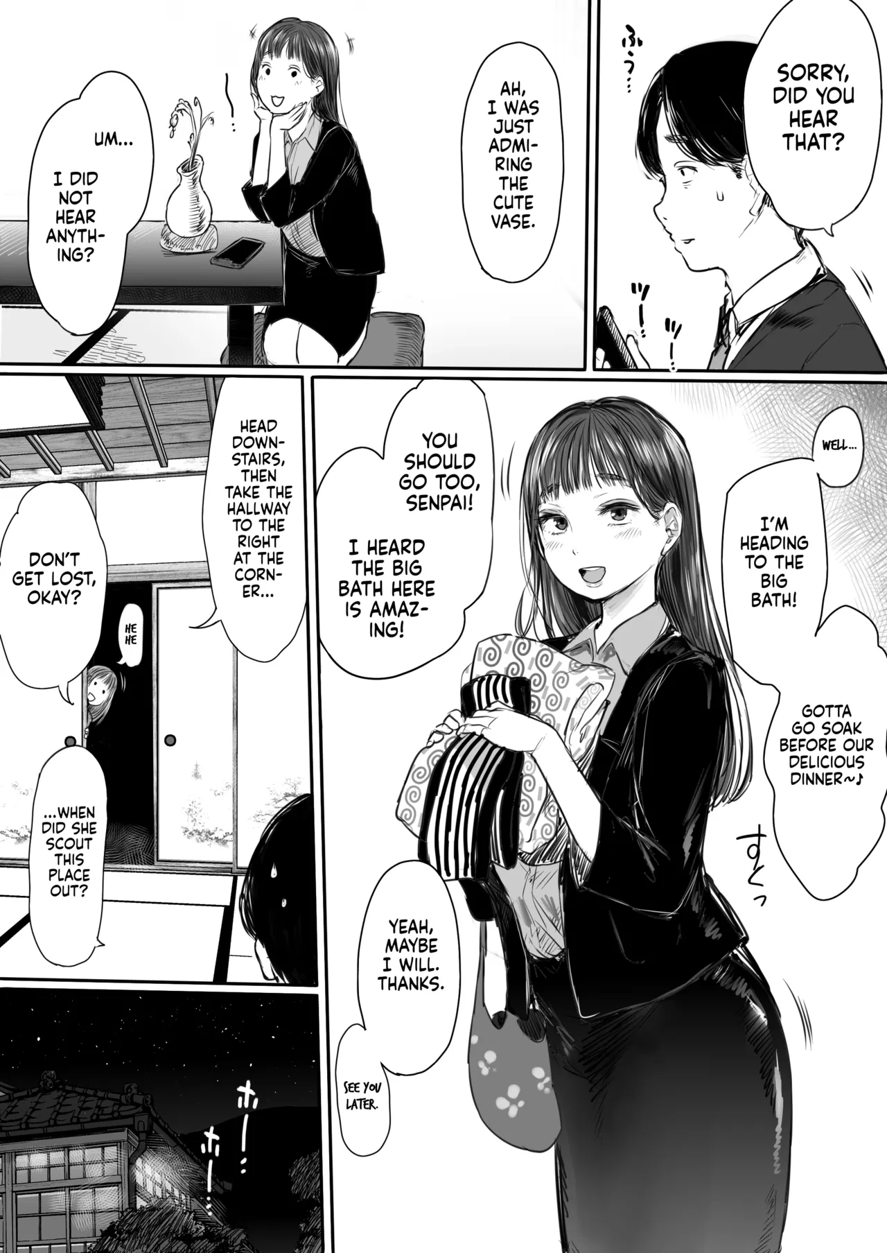 Sharing a Room With My Junior on a Business Trip. A Night Her Wet Yukata Skin Drained Me Dry page 12