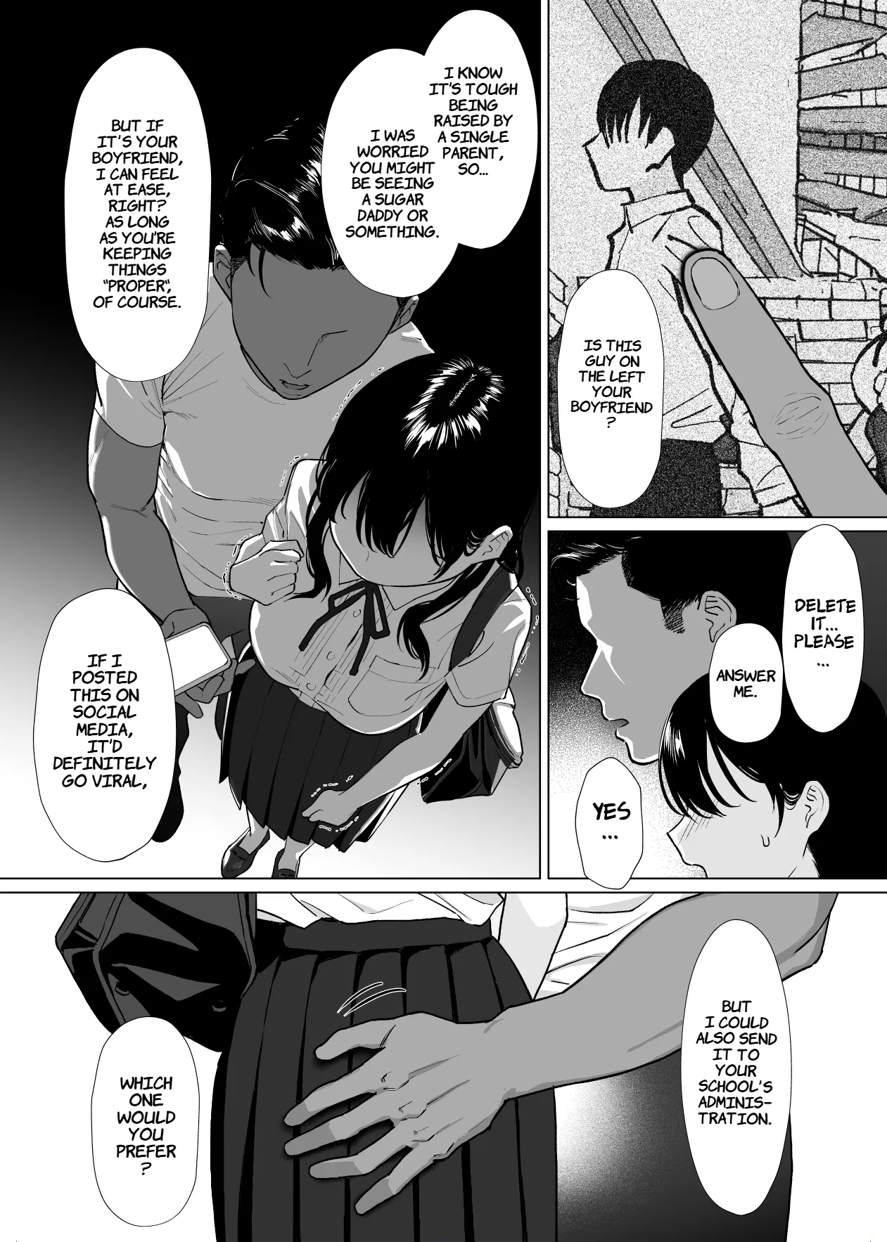 She has never experienced anything close to 18 cm. page 31