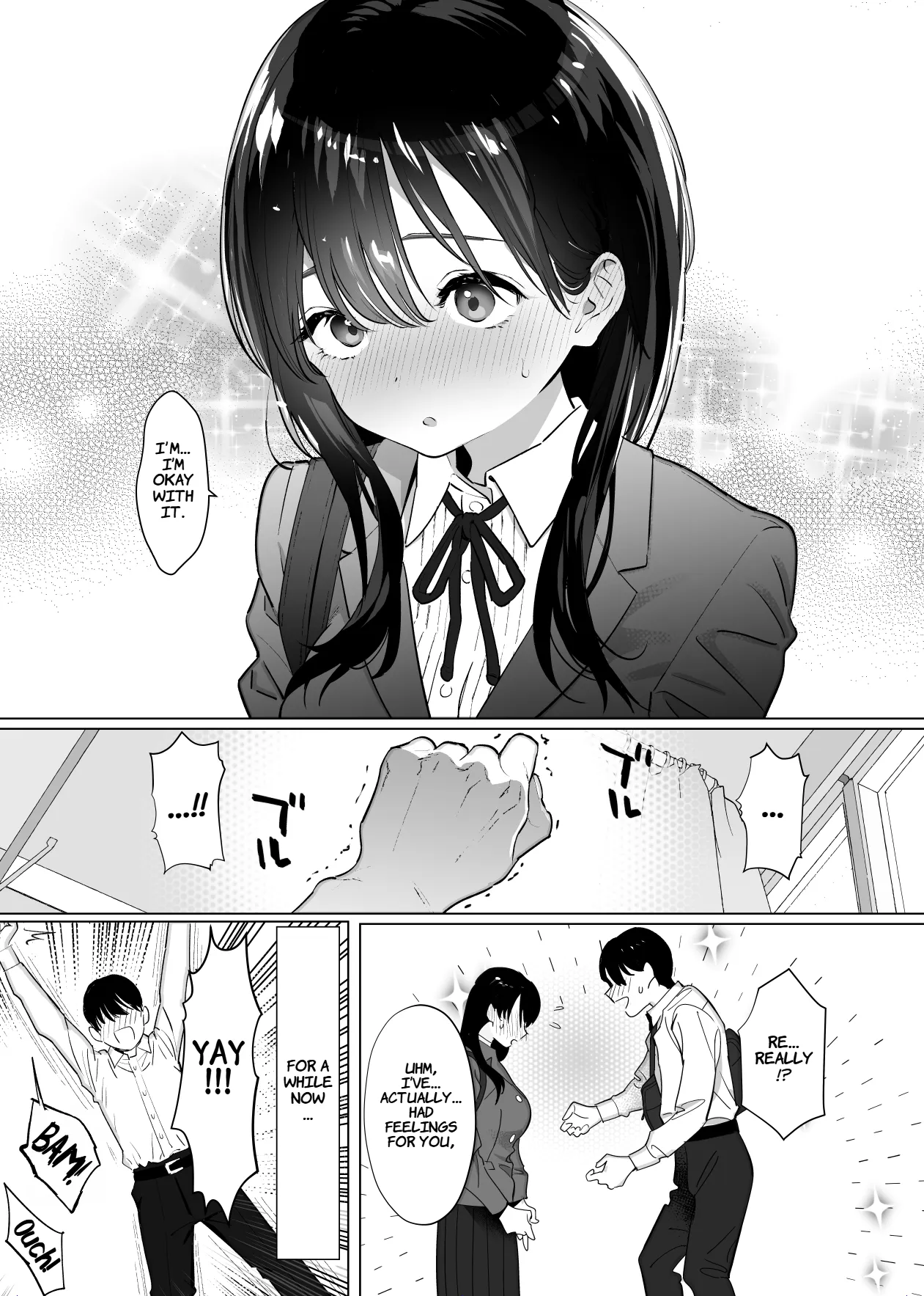She has never experienced anything close to 18 cm. page 6