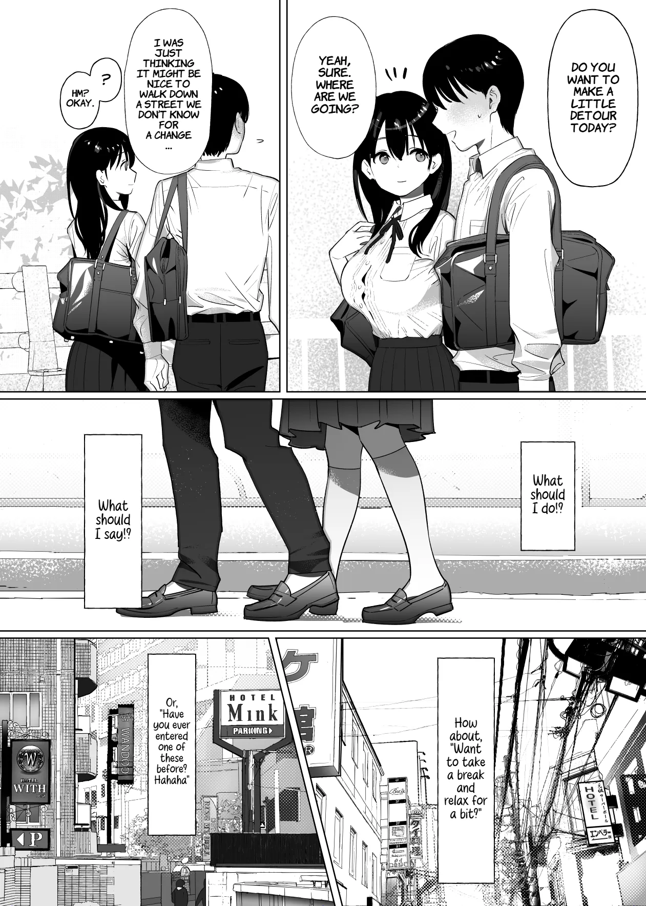 She has never experienced anything close to 18 cm. page 9