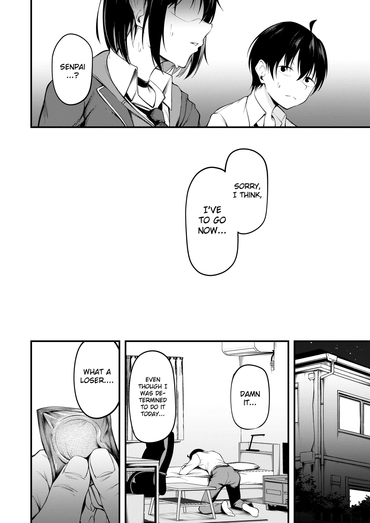 She is embraced by the past and falls into despair page 14