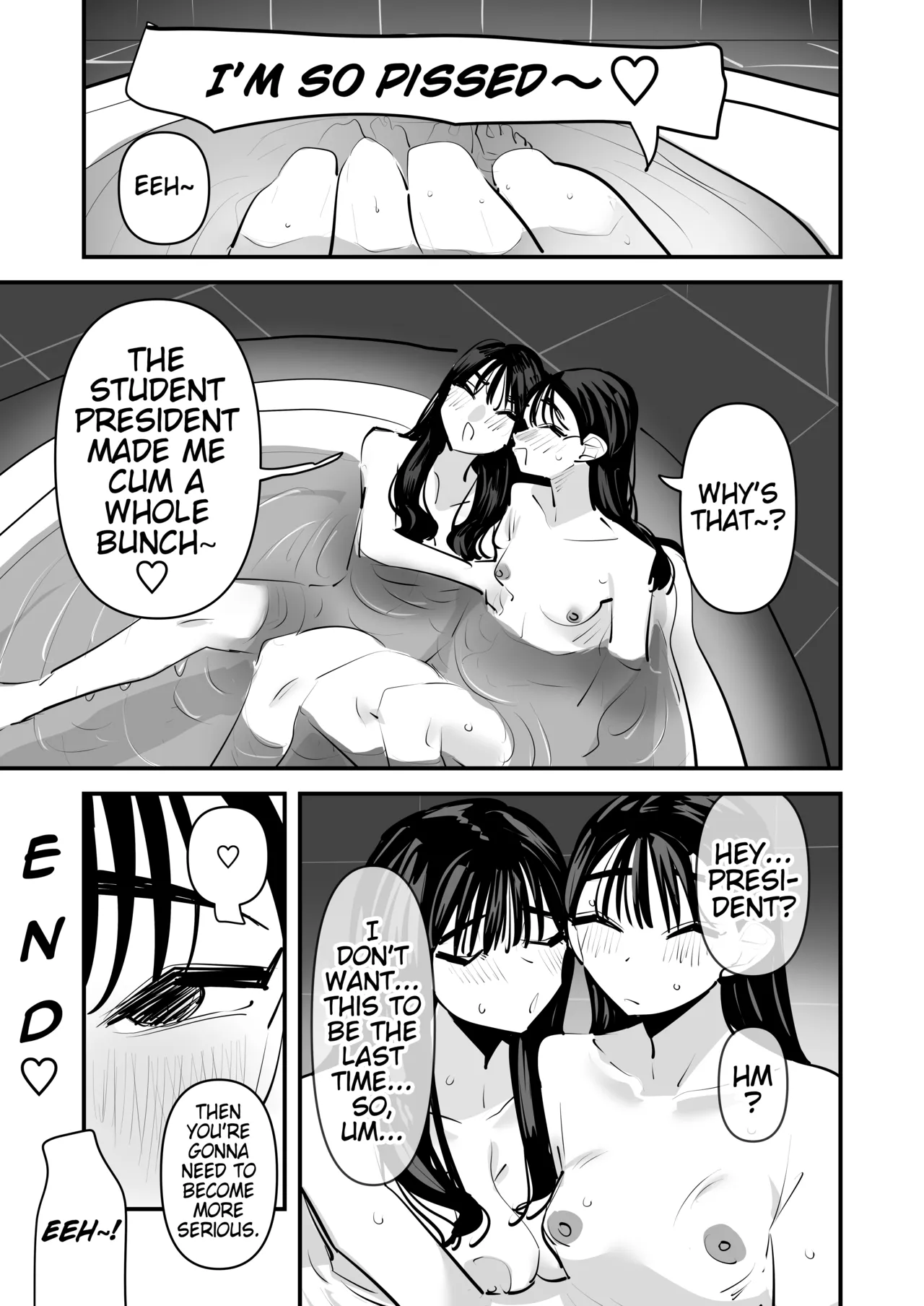 She's Crazy Good at Yuri Sex Despite Being the Student President and it Seriously Pisses Me Off page 38