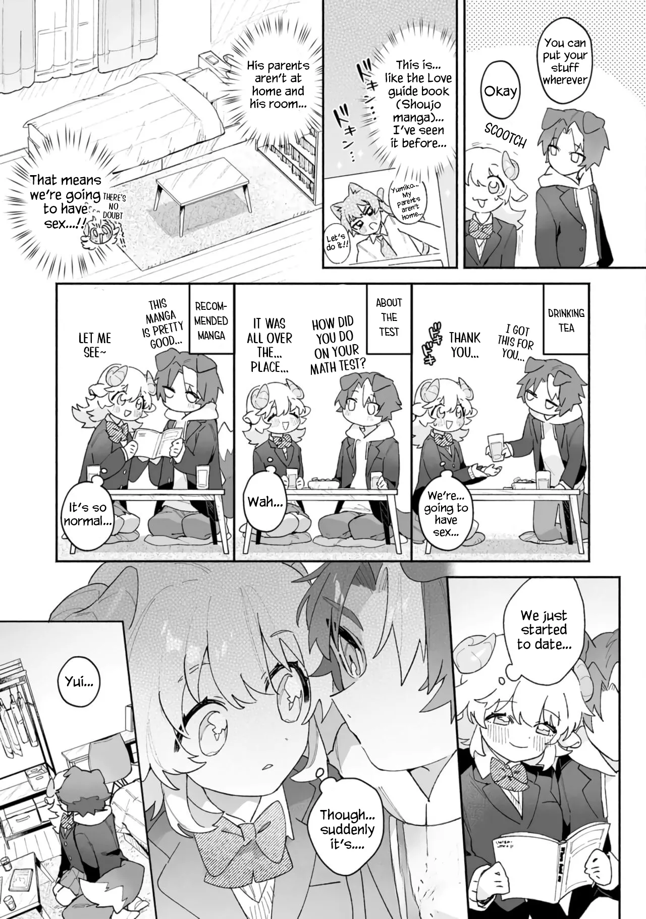 Sheep Wants Love like in a Shoujo Manga! page 8
