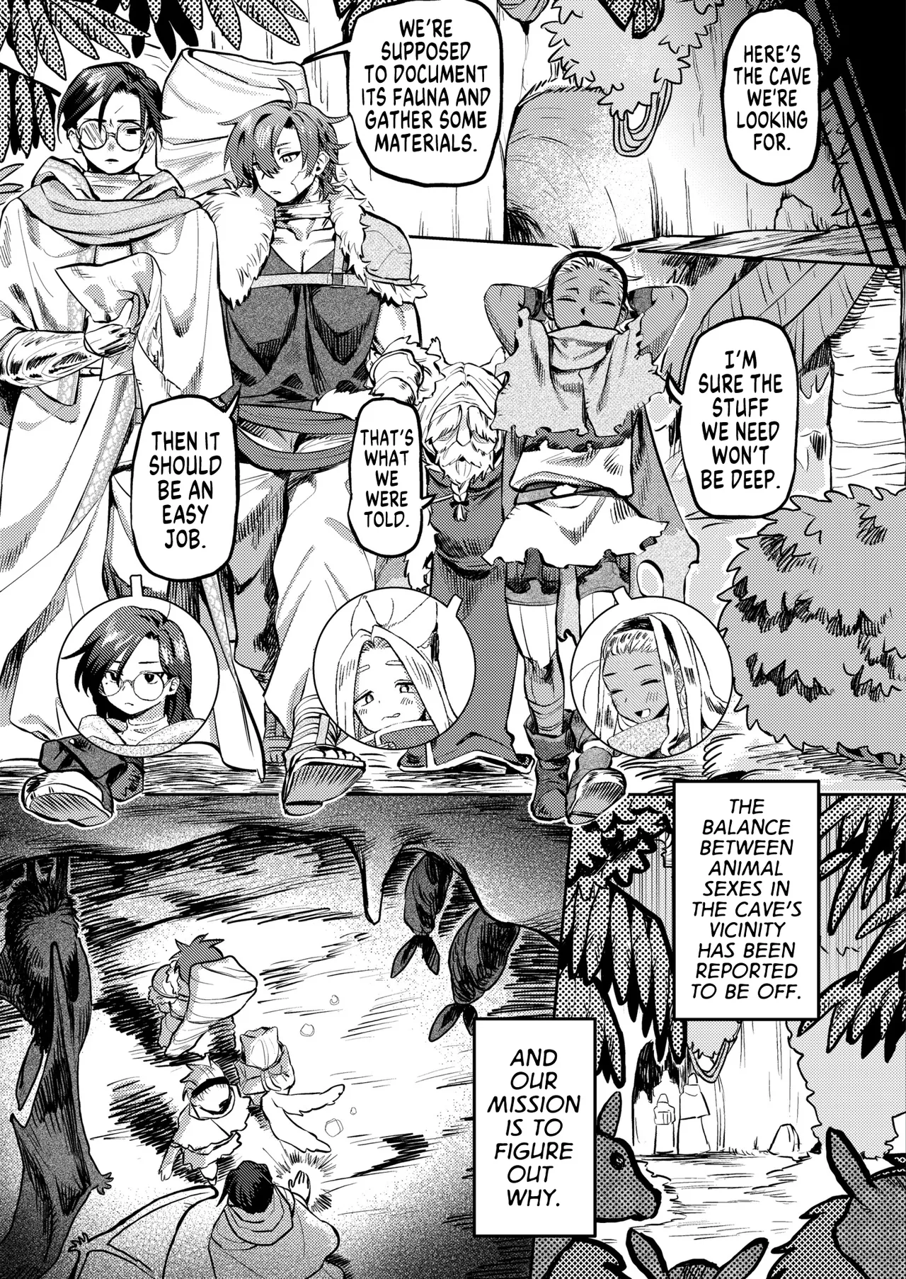 Shigoto Nakama nan desu ga?! All the Party Members are now Girls! page 3