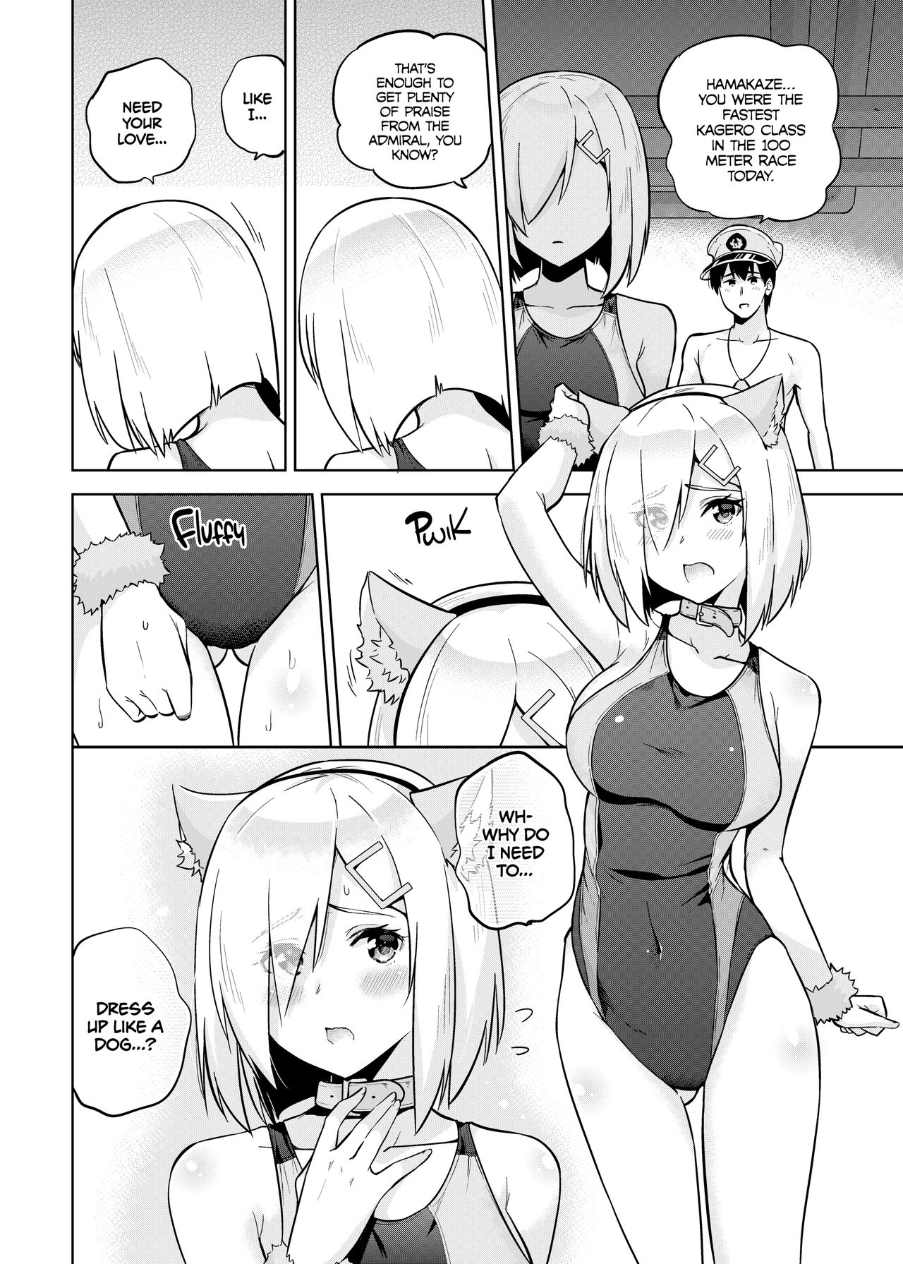 Shigure and Hamakaze in Racing Swimsuits page 7