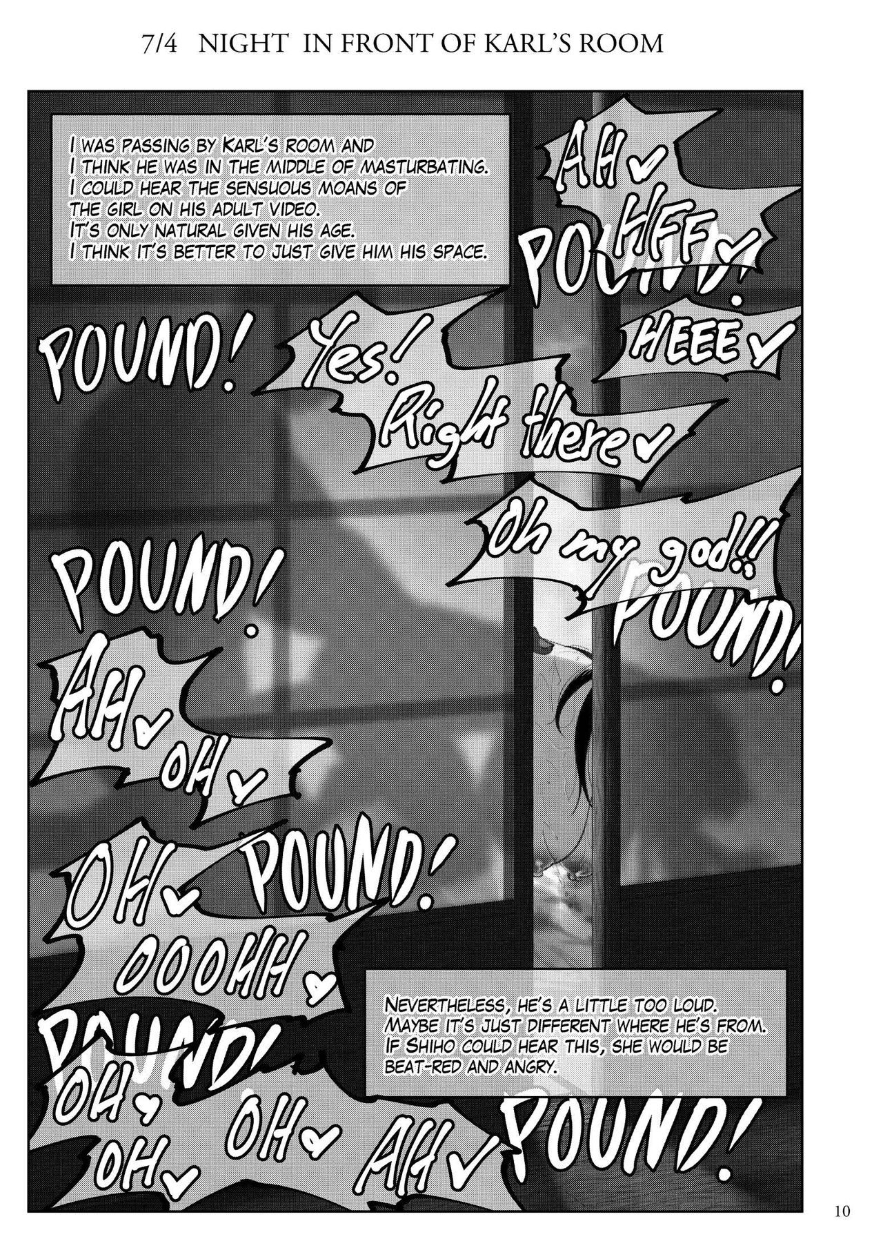 Shiho-san to Kokujin Kenshuusei page 9