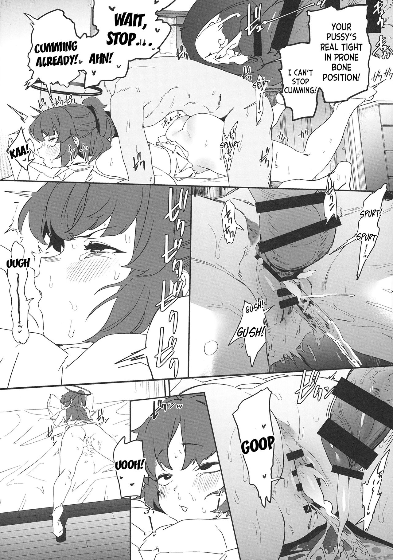 Shimi Ase Yuuka no Mure Momo Manko page 27