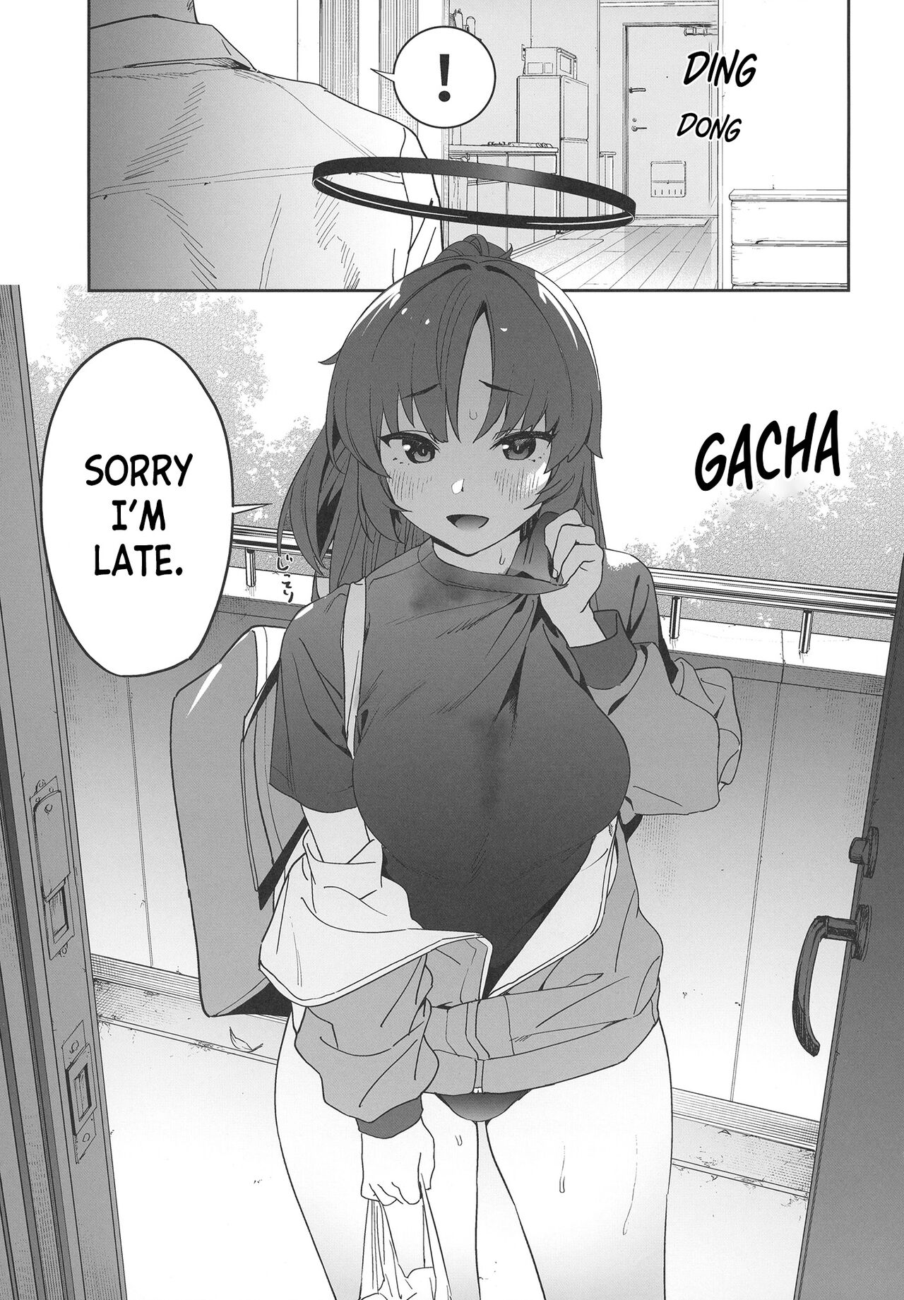 Shimi Ase Yuuka no Mure Momo Manko page 3