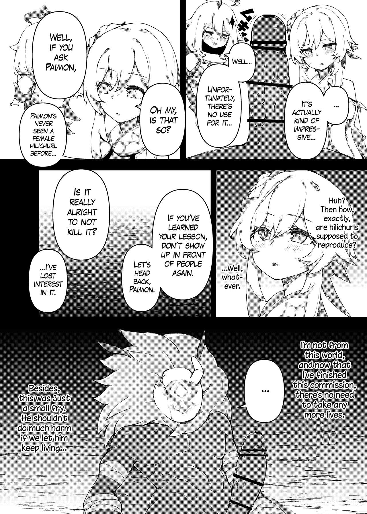 Shingeki no Hilichurl ~Tabibito Hokaku Hen~ Lumine,The End of Travel~ page 11