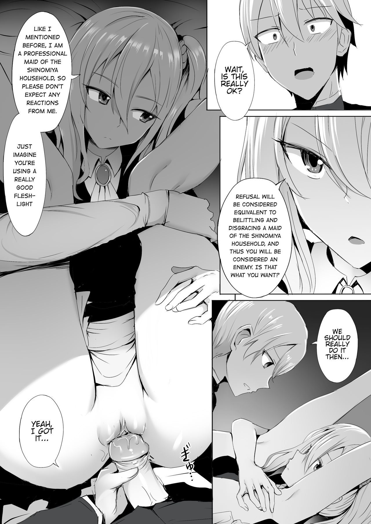 Shinomiya no Maid wa Tokojyouzu~ Professional Jintai Onahole page 11
