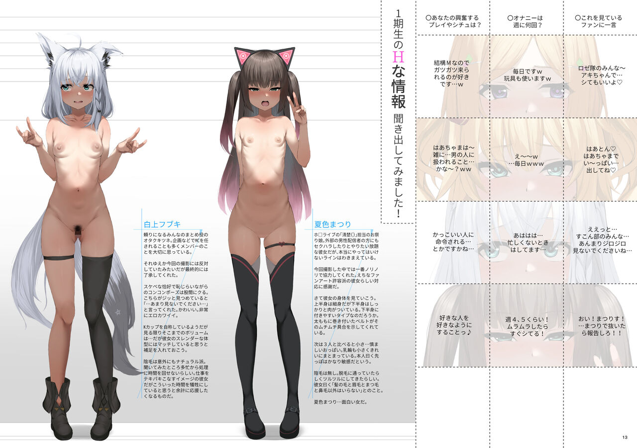 ホ□ライブ からだのくらべる図鑑 ーちちくらべ しりならべー page 12