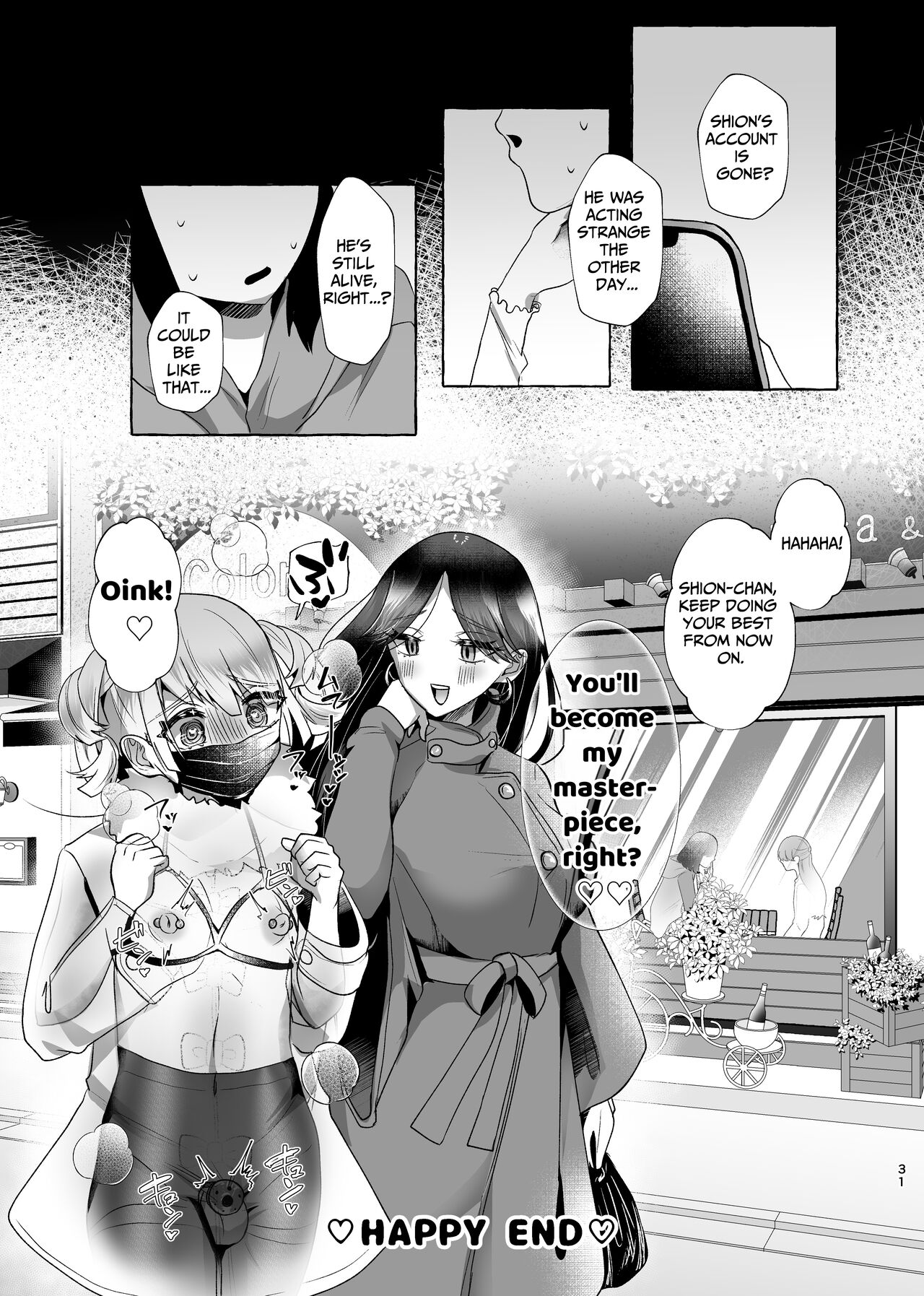Shion 100% Feminization ~From Pretty Boy to Piggy Bitch~ page 30