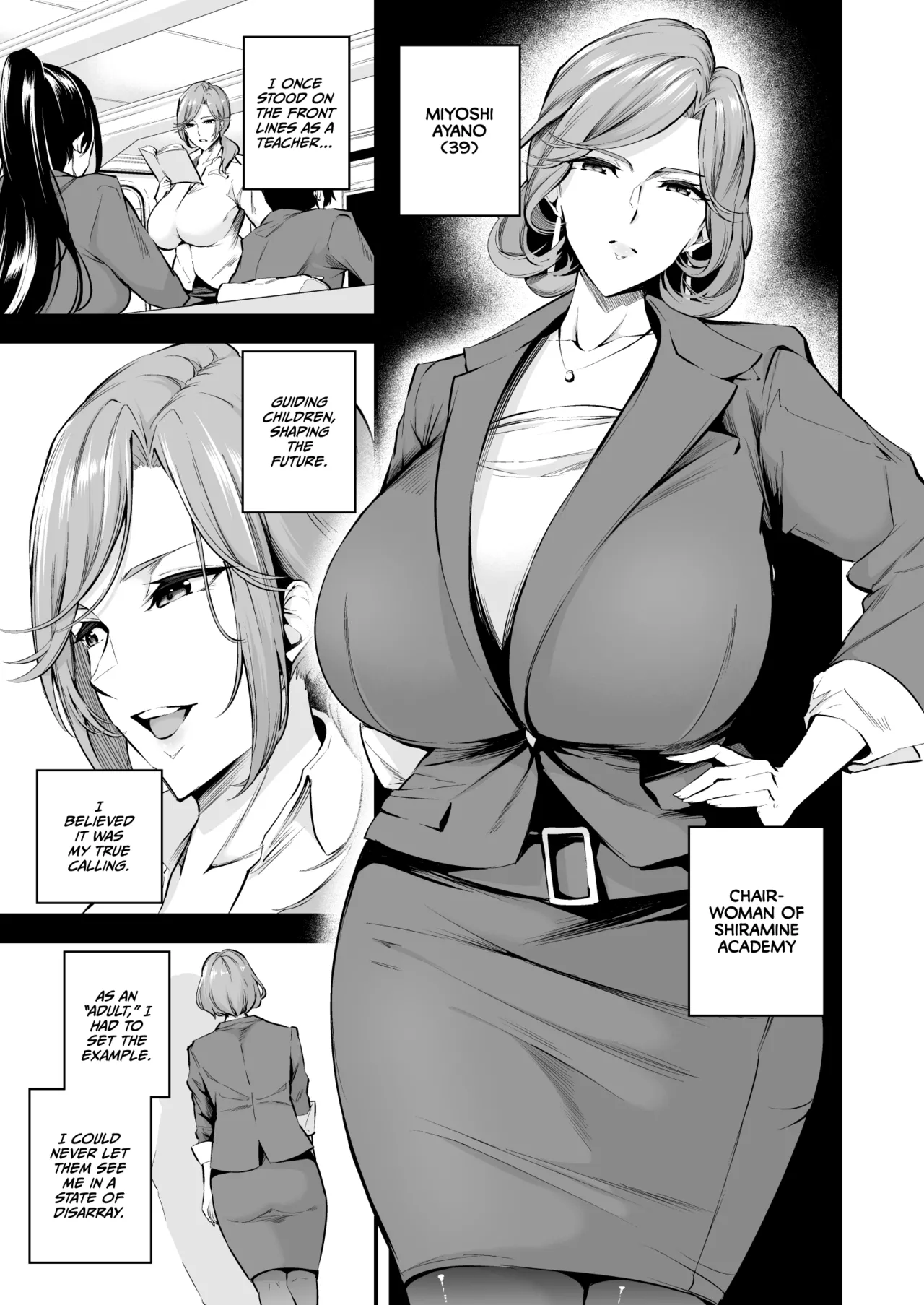 Shiramine Gakuen no Mesubuta Rijichou Kouhen page 4