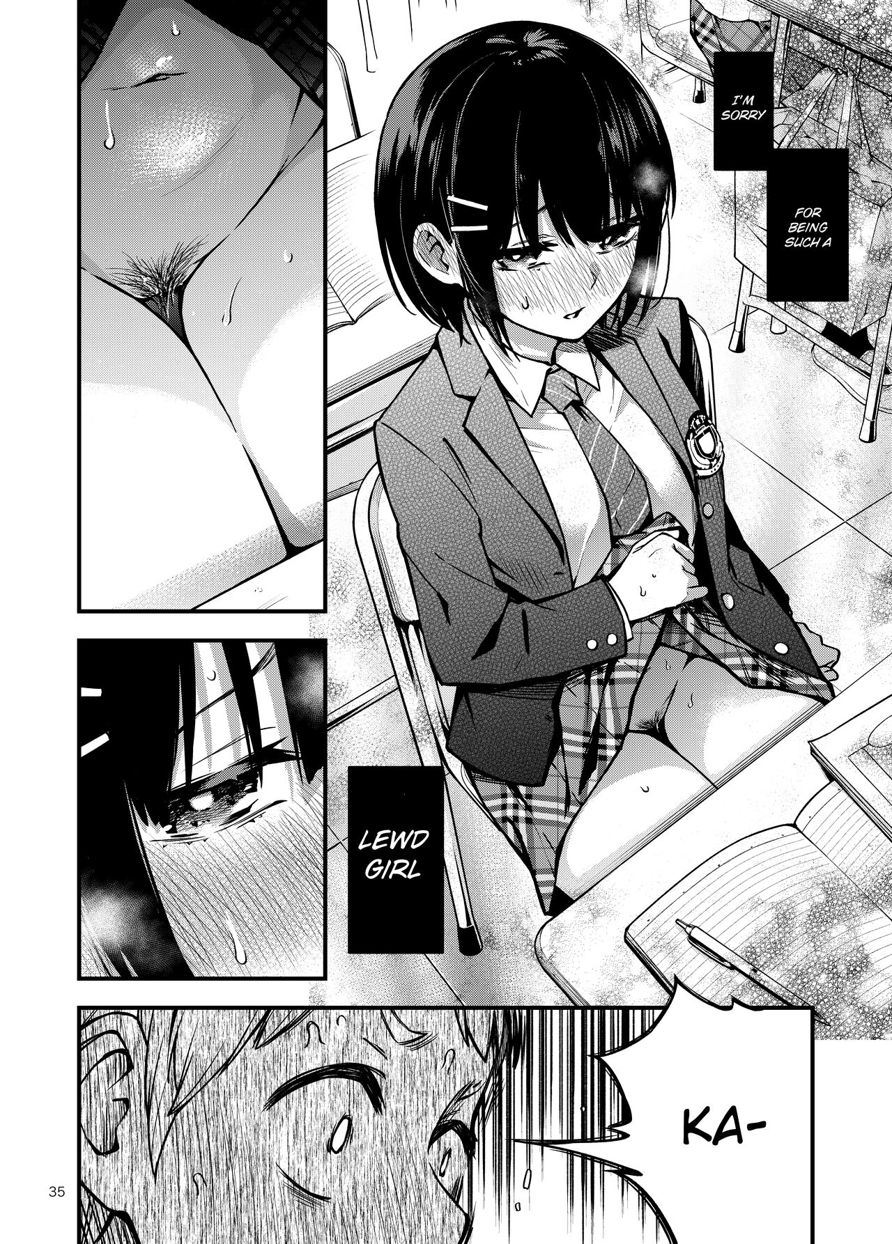 Shojo ga Doutei to no Hatsutaiken de Mezamechau Hanashi page 35