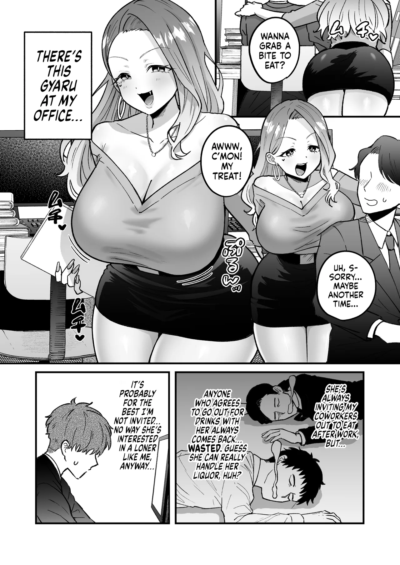 Shokuba no Gal ga Dosukebe Succubus Dattan dakedo?! ー The Office Gyaru Was A Slutty Succubus This Whole Time?! page 3