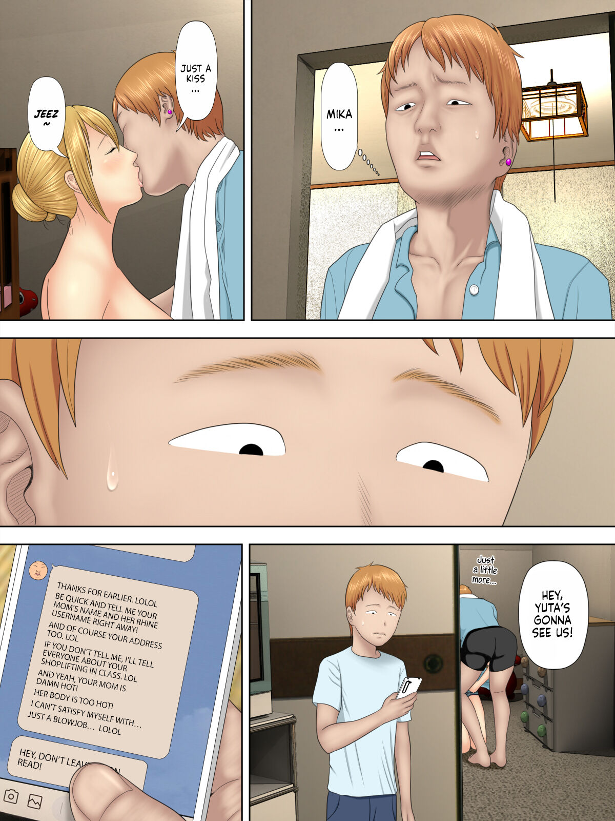 Shoplifting Mom and Store Manager's Son 2 page 4