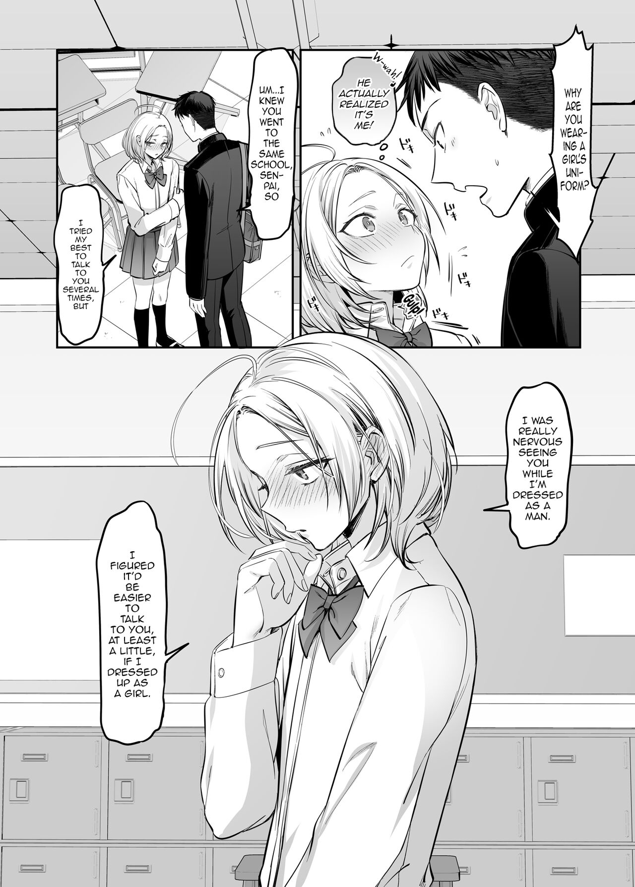 Shoshinsha Josou Danshi ni Osowarete Mita!? page 14