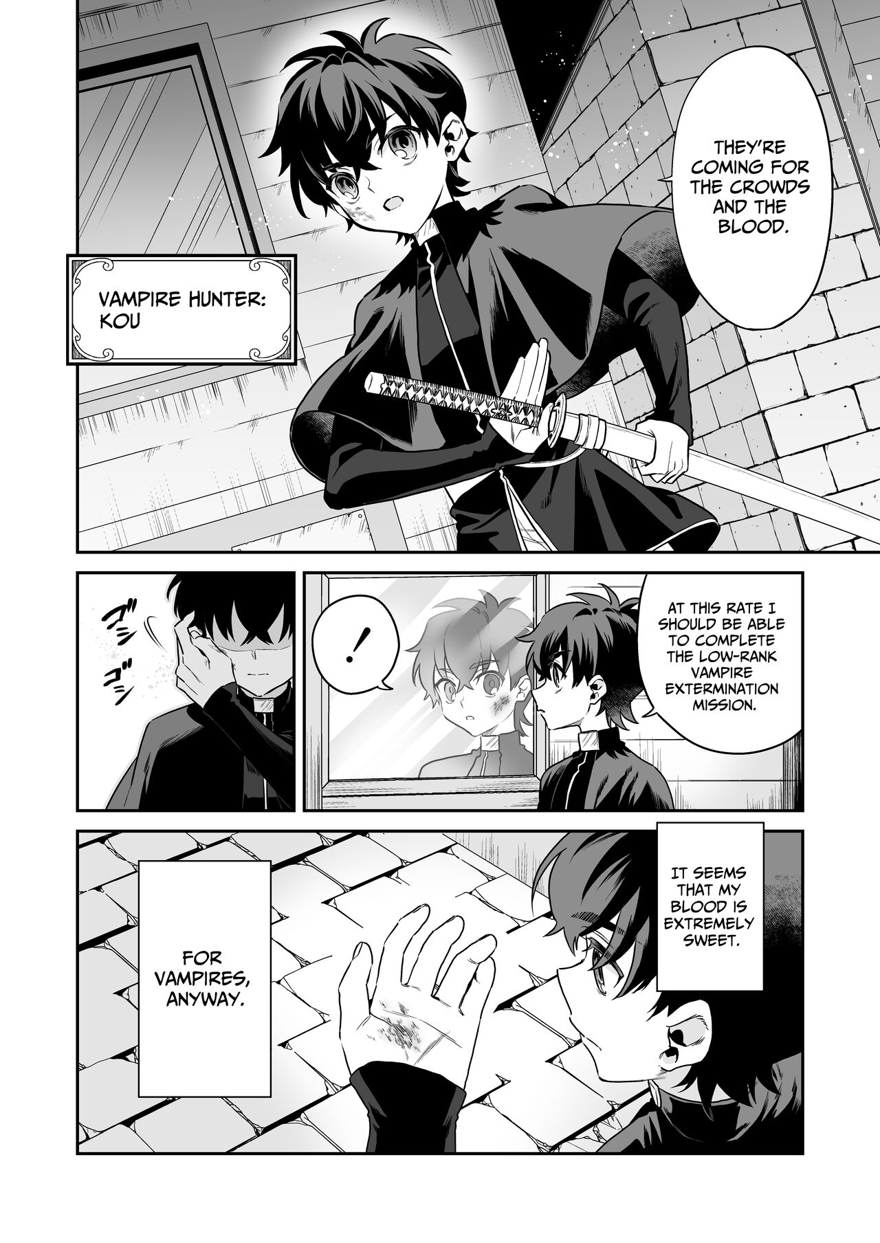 Shounen Hunter, Kyuuketsuki no Ori ni Torawaruru page 4