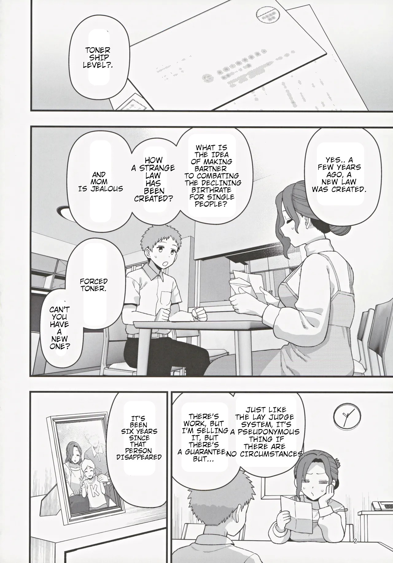Shoushika Taisaku Partnership ni Erabarete Shimatta Haha to Osu page 3