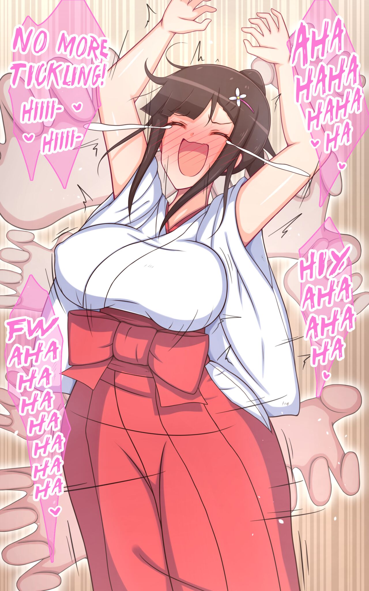 Shrine Maiden's New Year Hypno-tickling! page 11