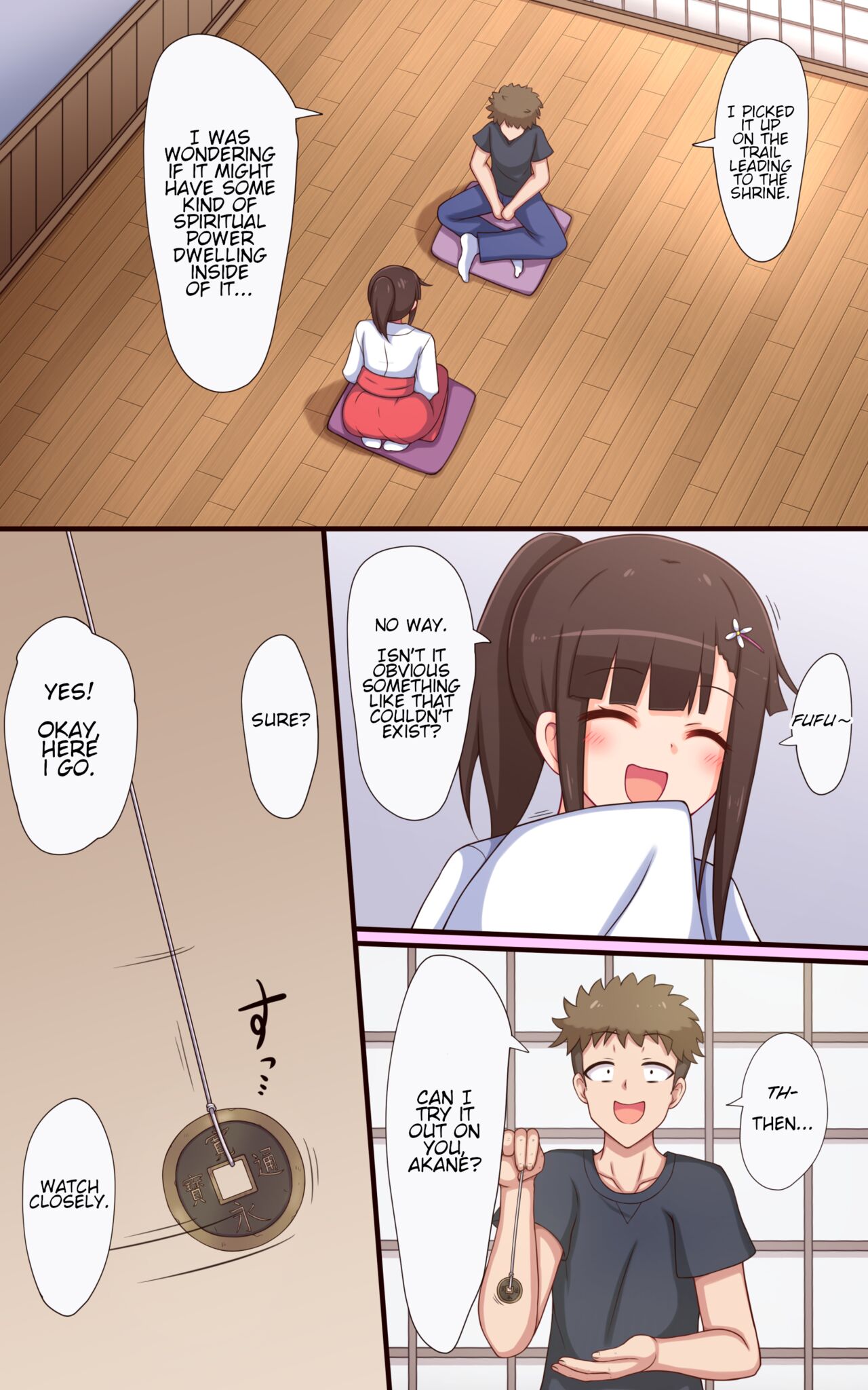 Shrine Maiden's New Year Hypno-tickling! page 3