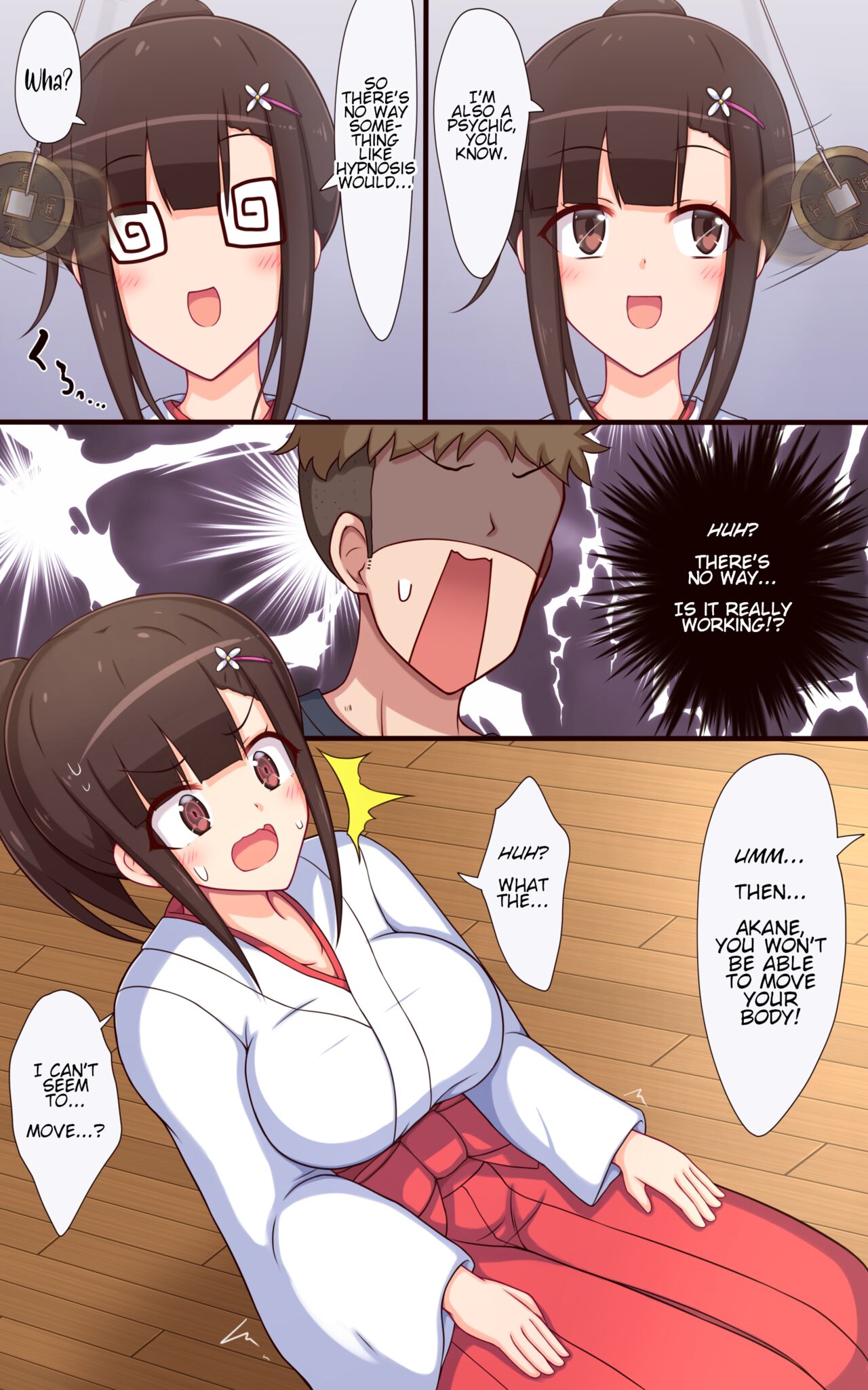 Shrine Maiden's New Year Hypno-tickling! page 4