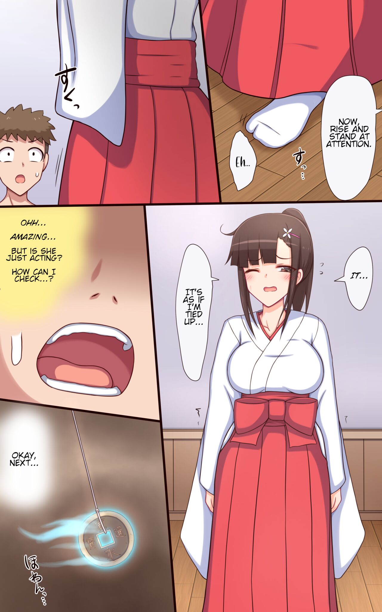 Shrine Maiden's New Year Hypno-tickling! page 5