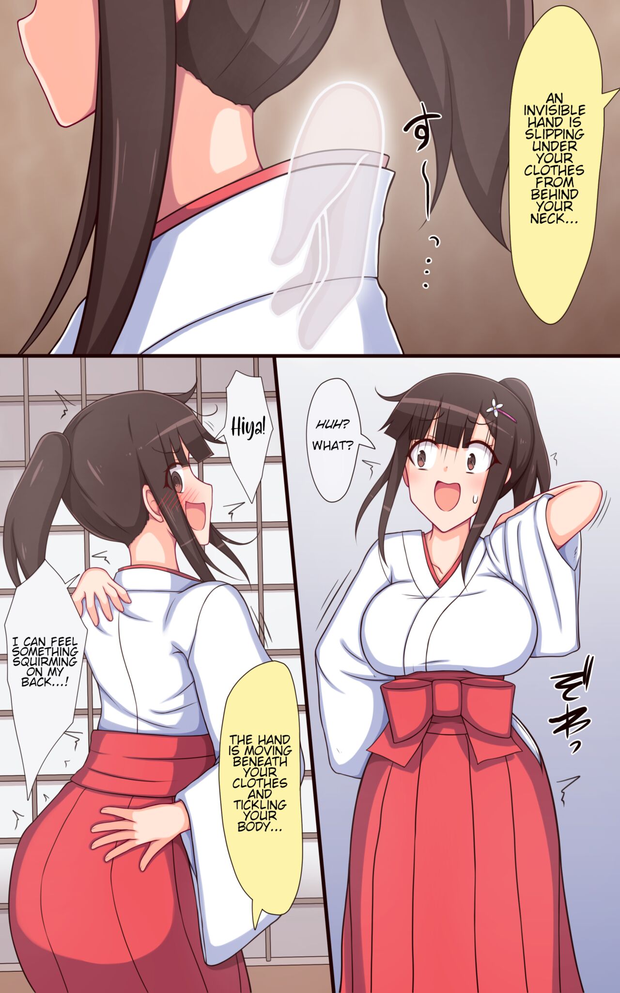Shrine Maiden's New Year Hypno-tickling! page 6