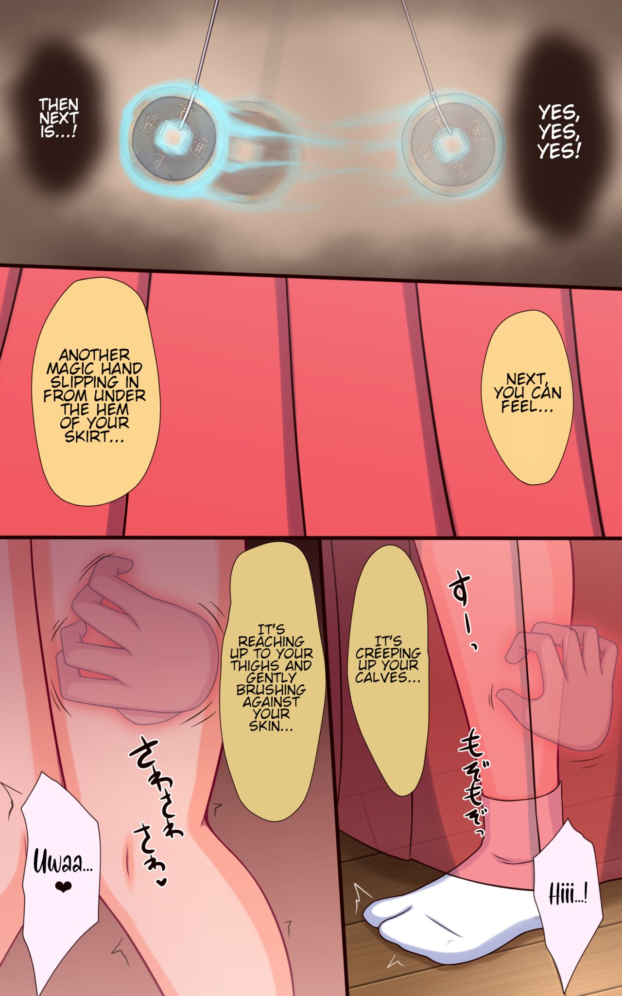 Shrine Maiden's New Year Hypno-tickling! page 9