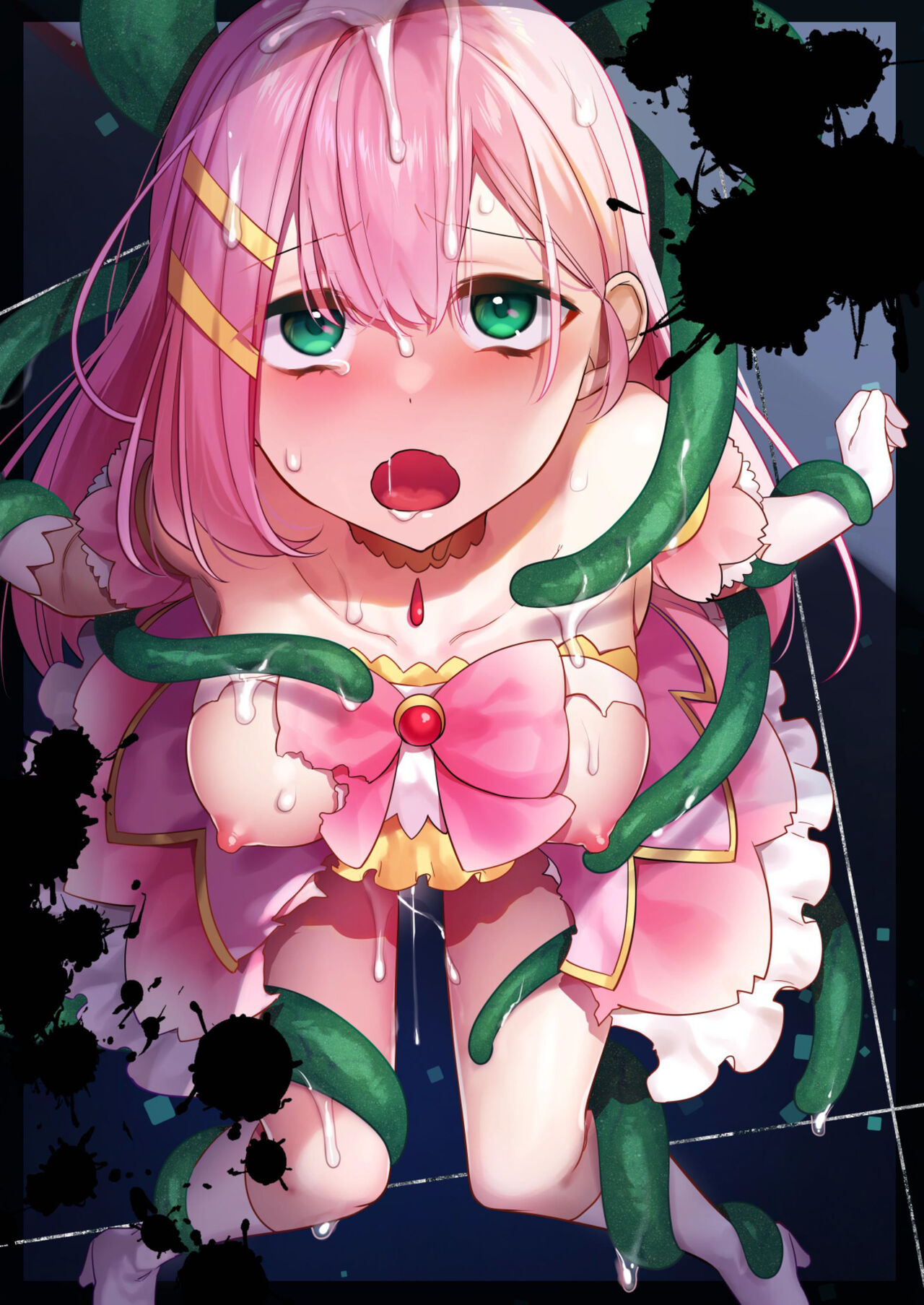 Since I became a pawn of evil... I'll disgrace the magical girl page 48