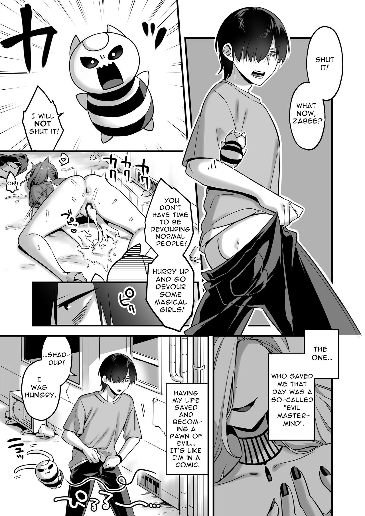 Since I became a pawn of evil... I'll disgrace the magical girl page 5