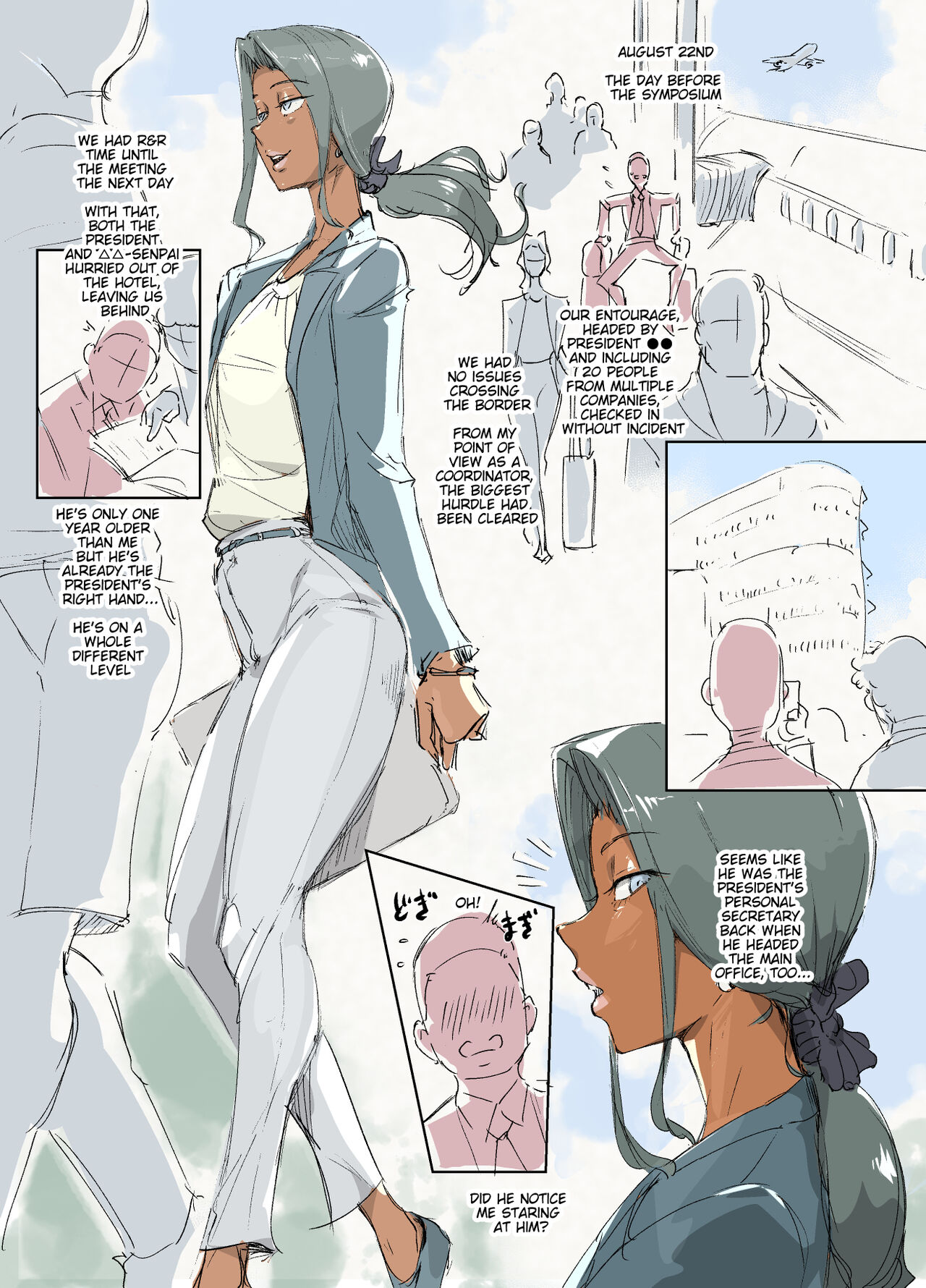 Sissy Secretary's Business Trip page 2