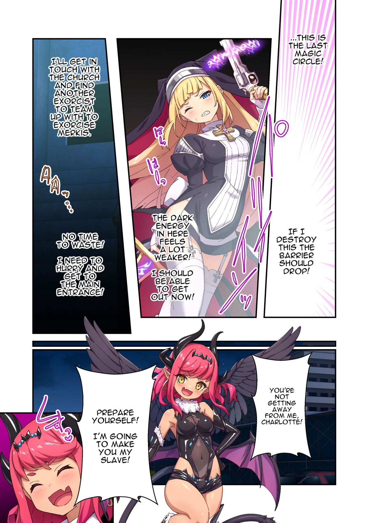 Sister Charlotte the Exorcist ~Bodily Beast Purification page 38