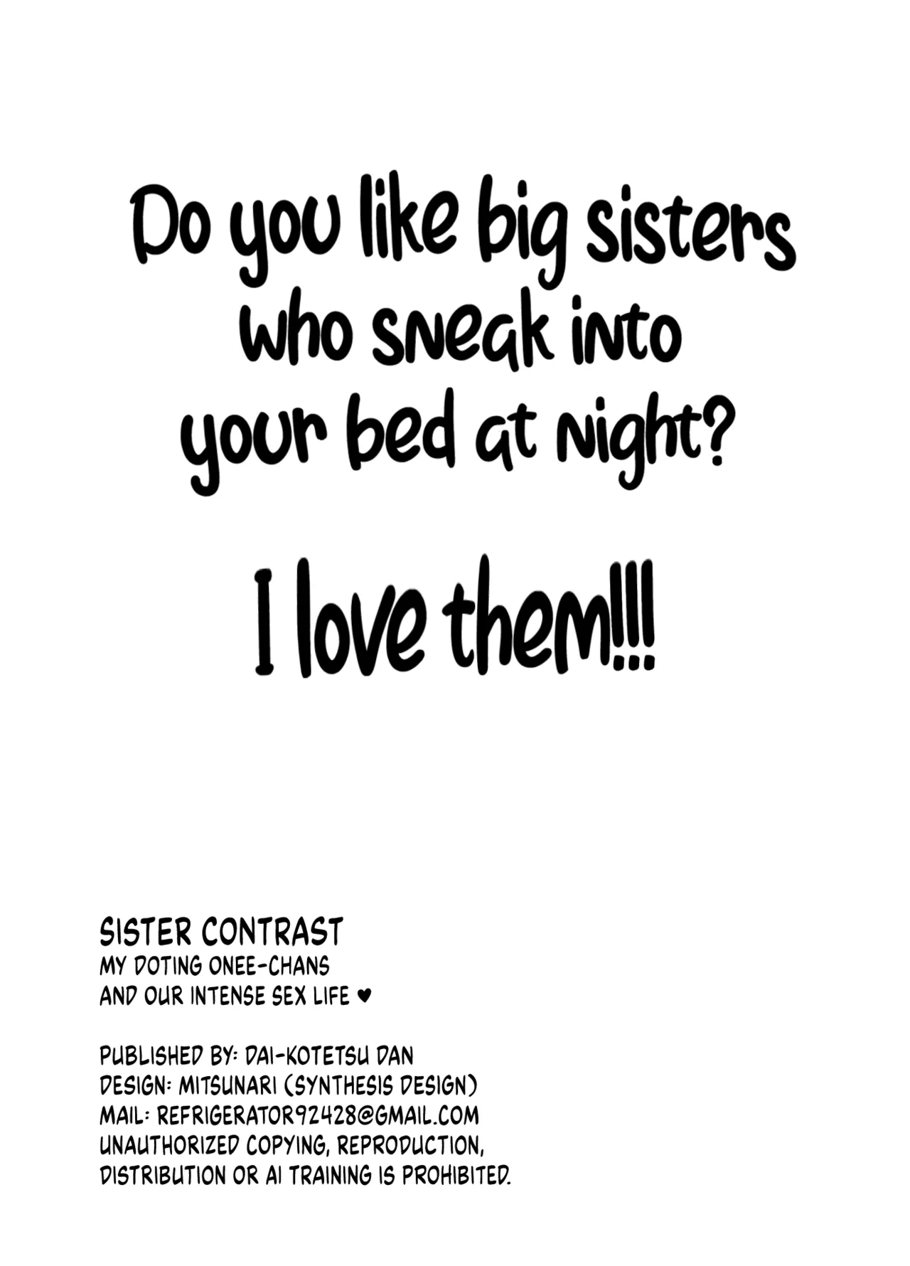 Sister Contrast My Doting Onee-chans and Our Intense Sex Life page 61