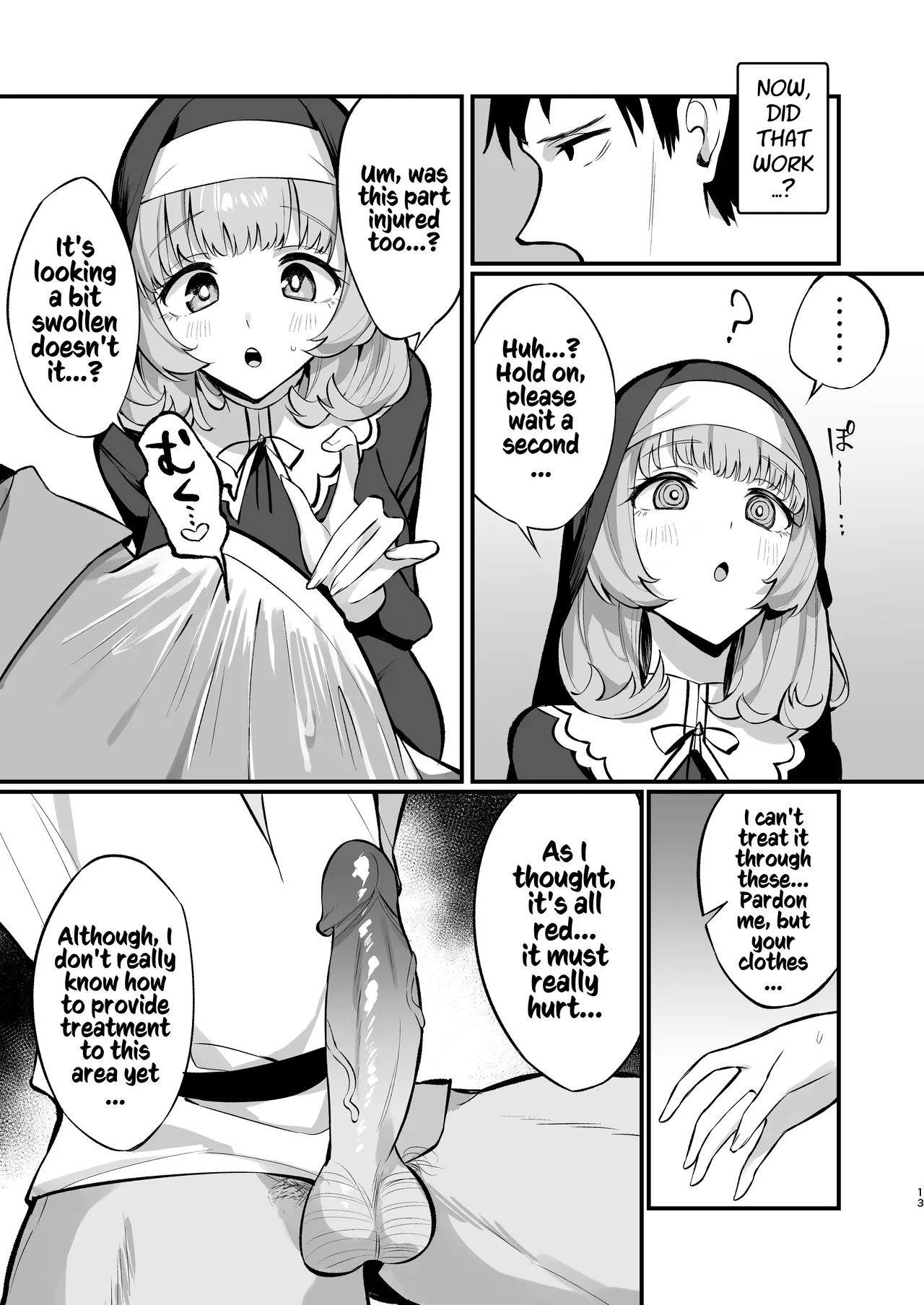 Sister Kanzen Haiboku. ~Muchi na Sister ga honnou de Hatsujo Koubi Surumade~|A Sister's Absolute Defeat Until an Innocent Nun Enters Heat and Indulges in Passionate Mating Sex page 13