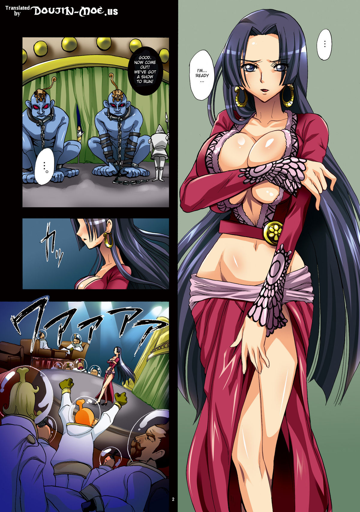 Slave Empress Snake Rape Strip Show page 2