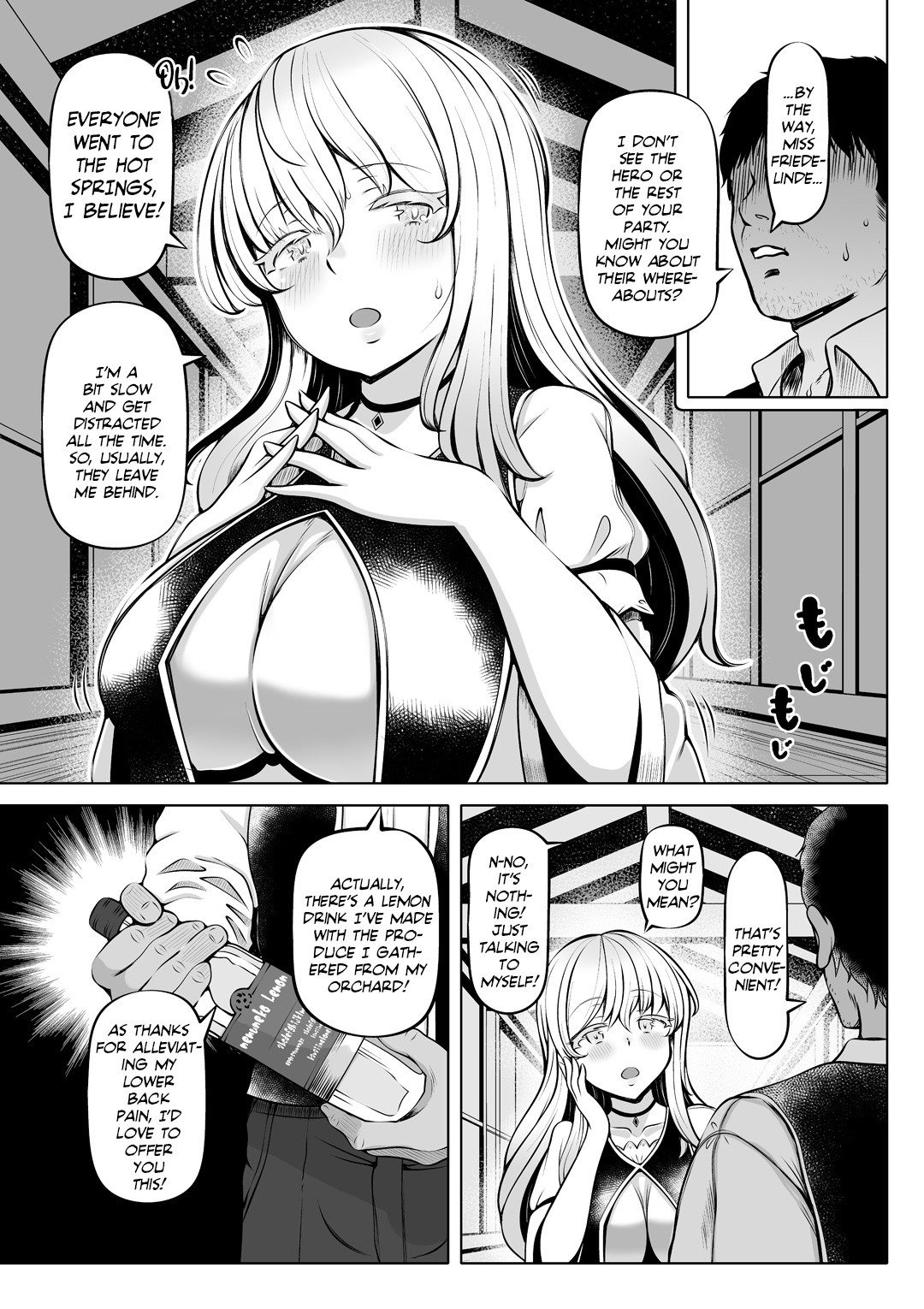 Sleeping Saintess's Relief Hole! page 8