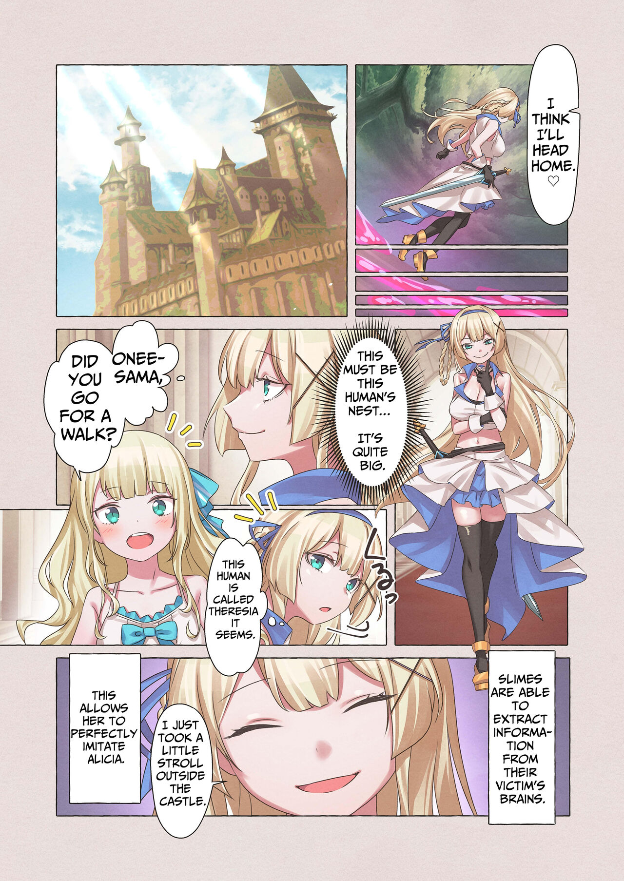 Slime Pandemic ~princess knightess succumbs to a slime's energy drain~ page 16