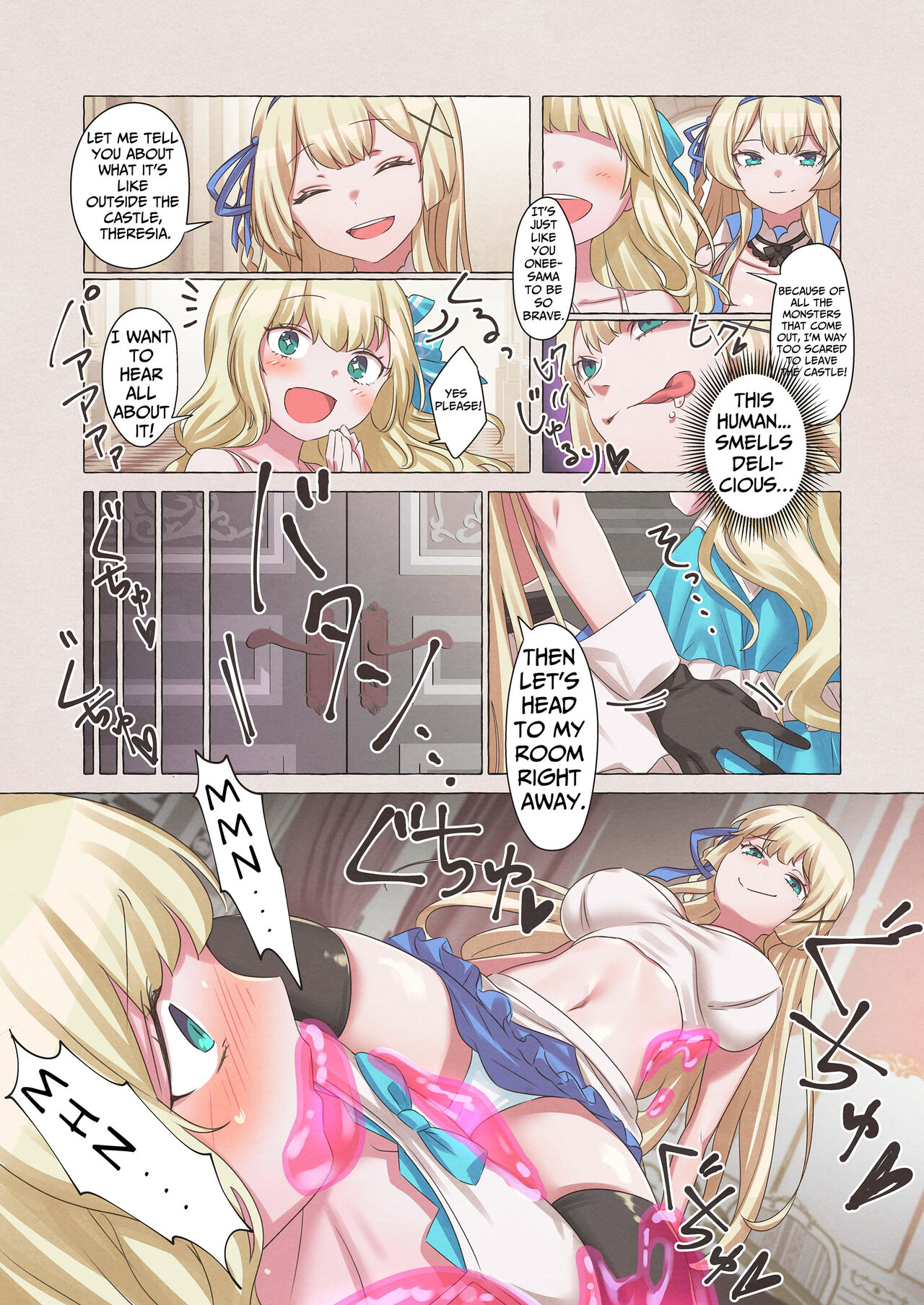 Slime Pandemic ~princess knightess succumbs to a slime's energy drain~ page 17