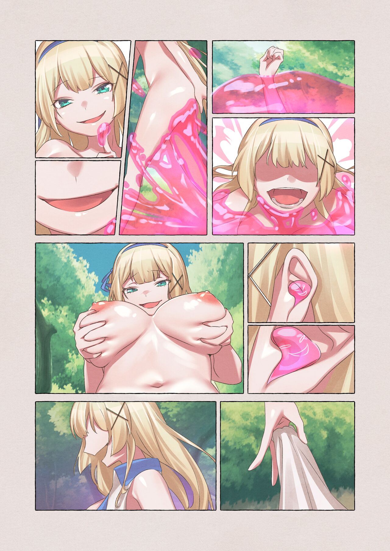 Slime Pandemic ~princess knightess succumbs to a slime's energy drain~ page 50