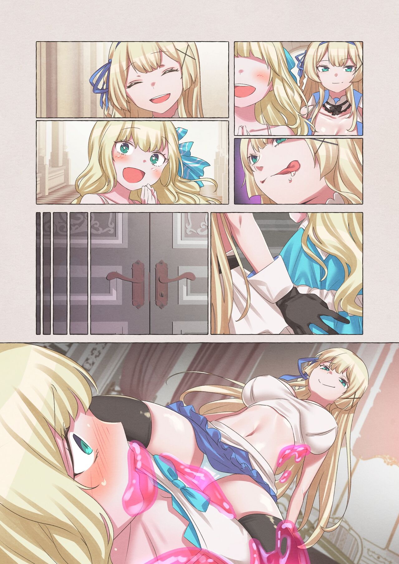 Slime Pandemic ~princess knightess succumbs to a slime's energy drain~ page 52